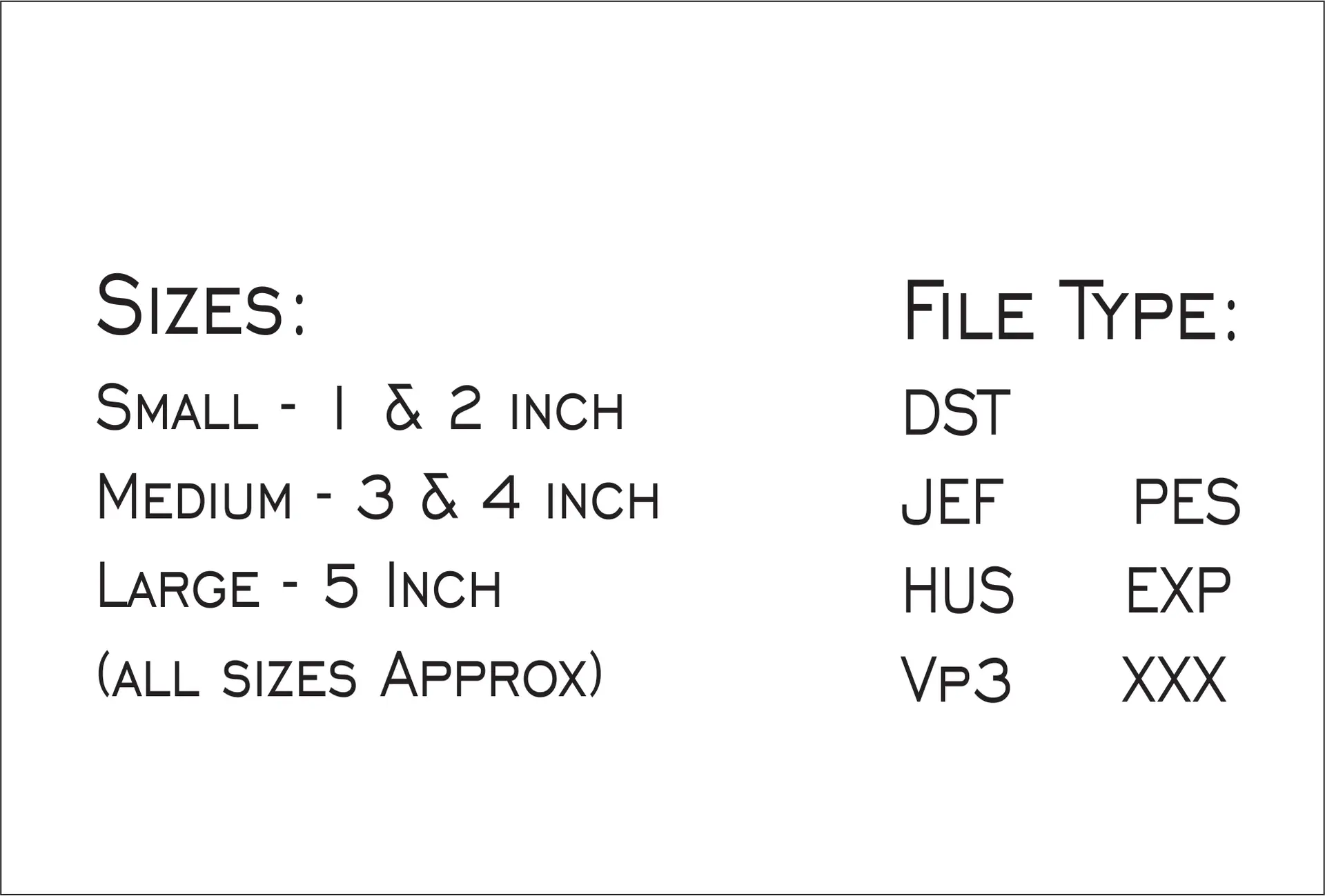 Chanel Embroidery Font Set - 1"  2"  3" 4" and 5" - Machine Embroidery Alphabet Font - instant download — view 2