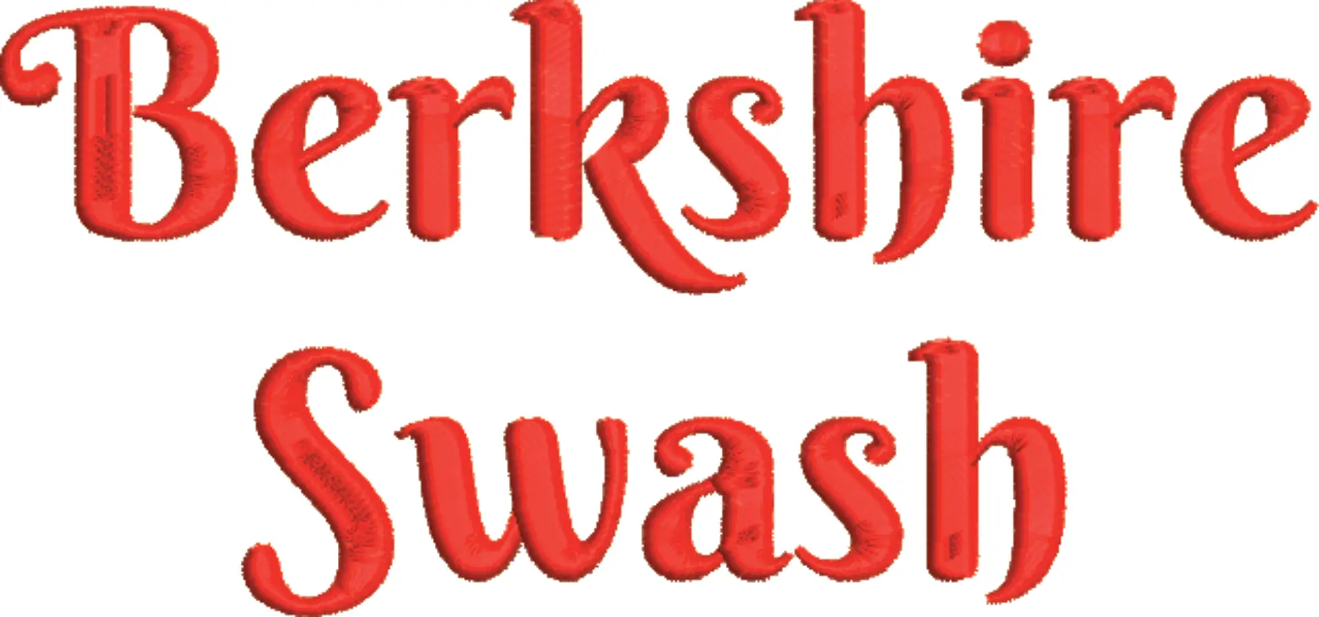 Berkshire Swash Embroidery Font Set - 1" 1.5" 2" 2.5" 3" and 4" - Machine Embroidery Alphabet Font - instant download — view 5
