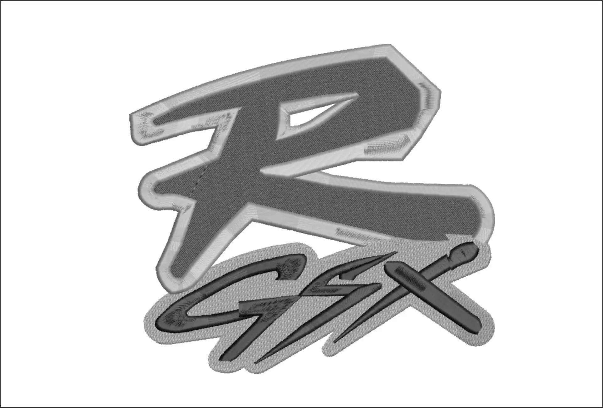 GSX R Motorbike Embroidery design - Motor Bike Company machine pattern embroidery file instant download