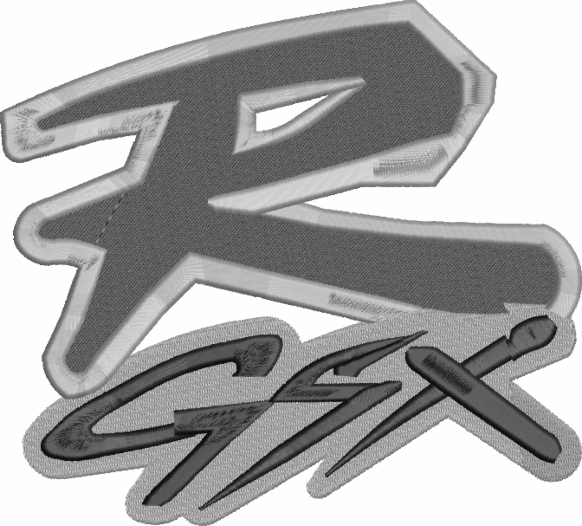 GSX R Motorbike Embroidery design - Motor Bike Company machine pattern embroidery file instant download — view 4