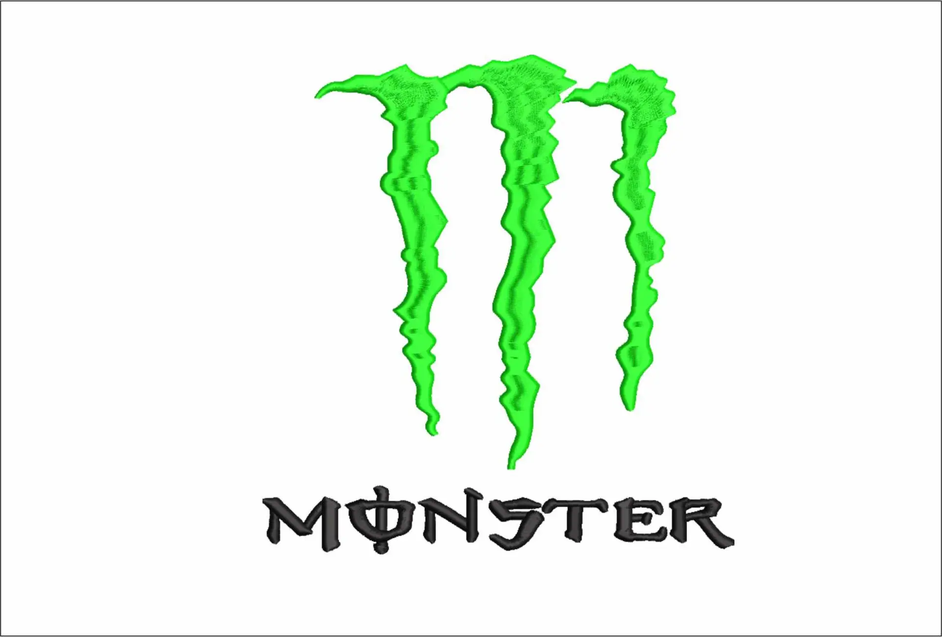 Monster Energy Motorbike Embroidery design - Motor Bike Company machine pattern embroidery file instant download