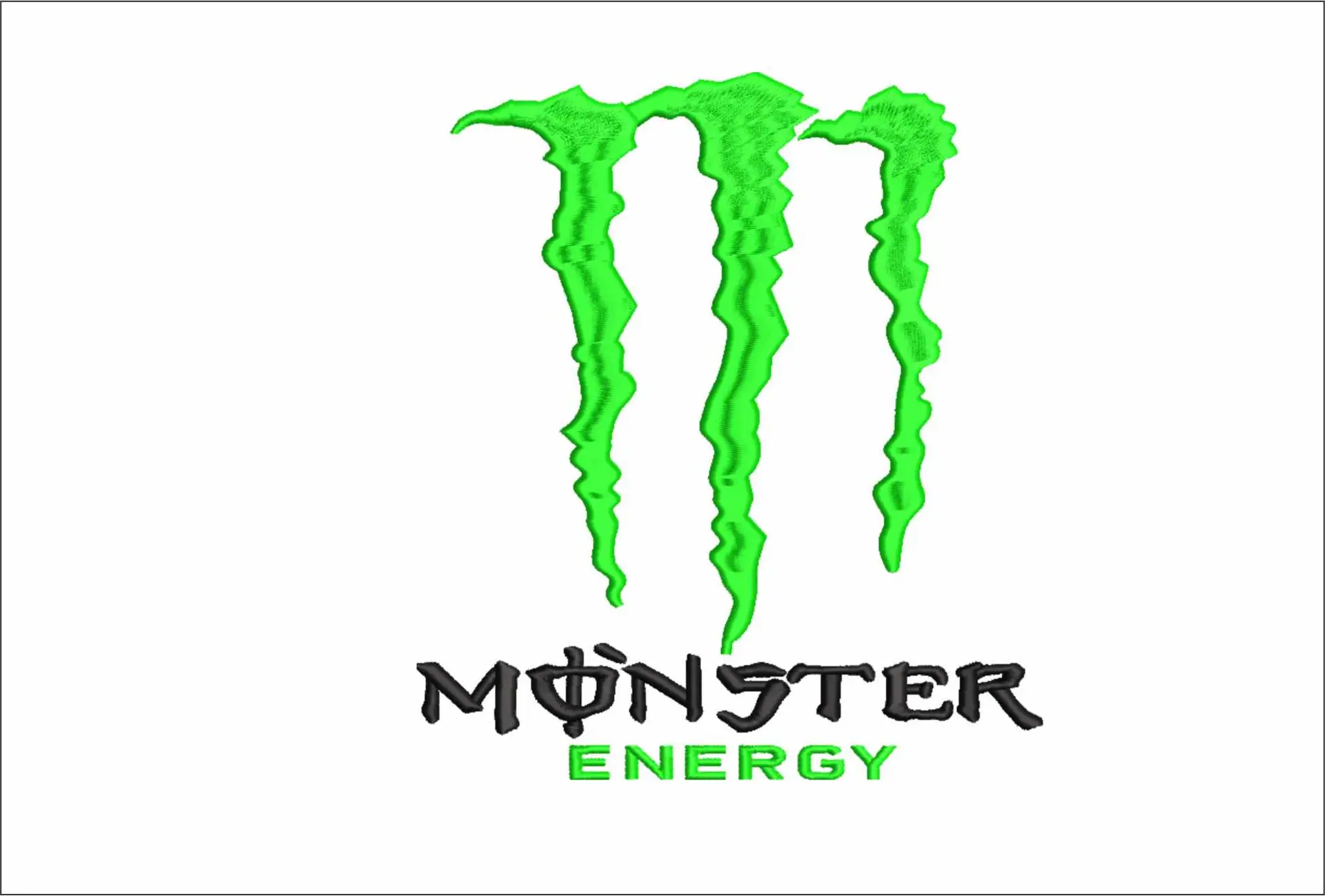Monster Energy Motorbike Embroidery design - Motor Bike Company machine pattern embroidery file instant download