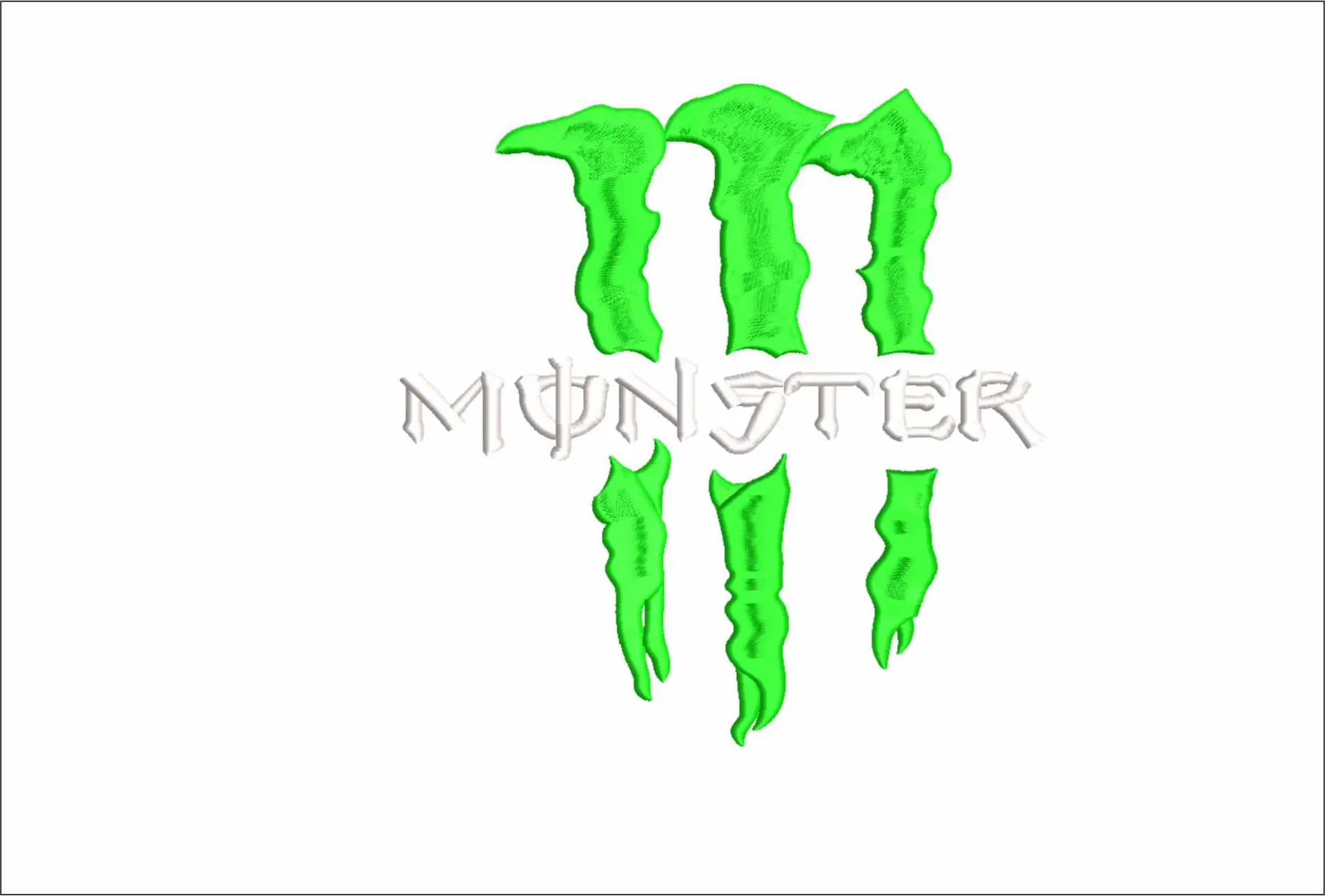 Monster Energy Motorbike Embroidery design - Motor Bike Company machine pattern embroidery file instant download