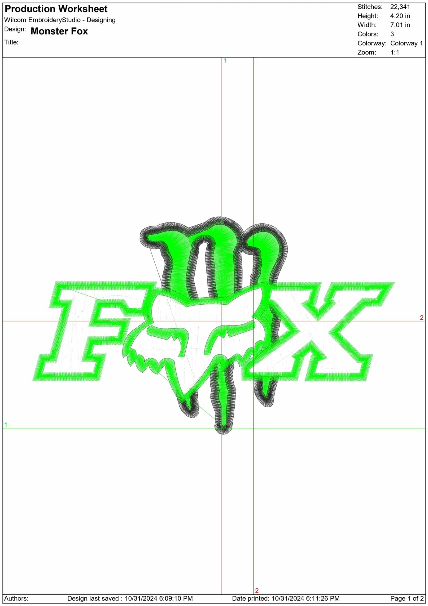 Monster Energy Fox Motorcross Motorbike Embroidery design - Motor Bike Company machine pattern embroidery file instant download — view 2