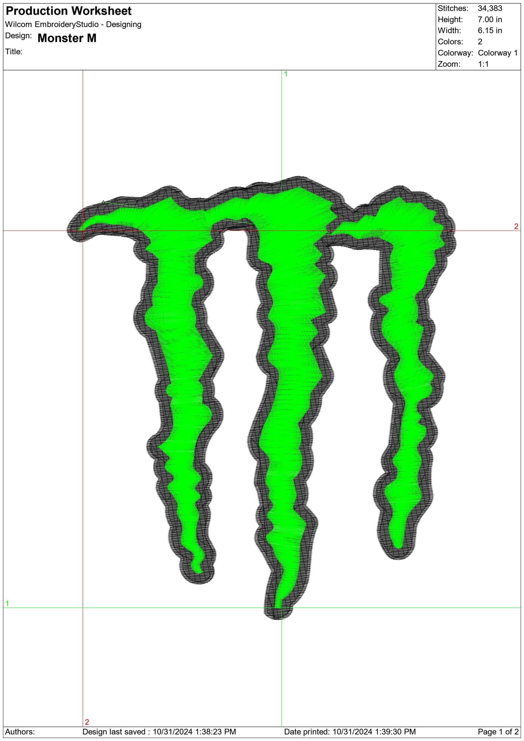 Monster Energy Motorbike Embroidery design - Motor Bike Company machine pattern embroidery file instant download — view 2