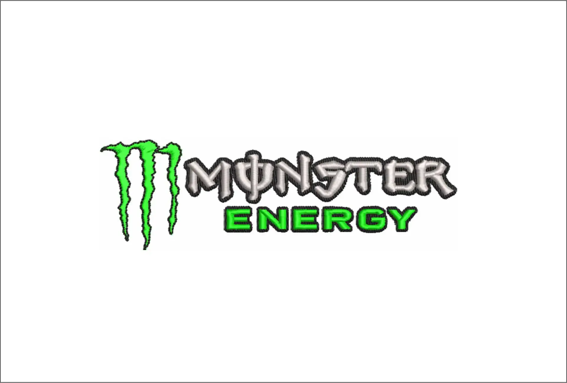 Monster Energy Motorbike Embroidery design - Motor Bike Company machine pattern embroidery file instant download