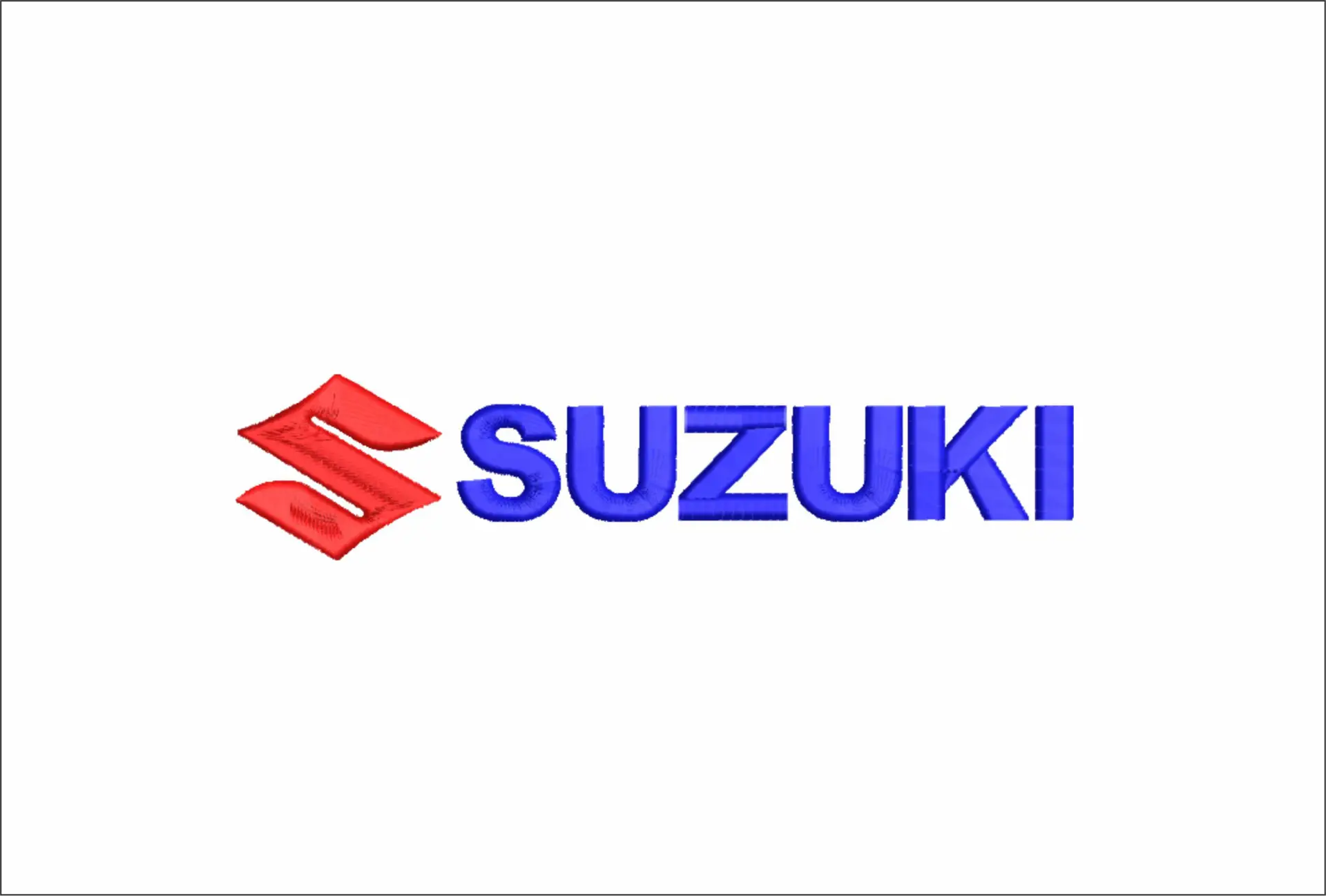 Suzuki Motorbike Embroidery design - Motor Bike Company machine pattern embroidery file instant download
