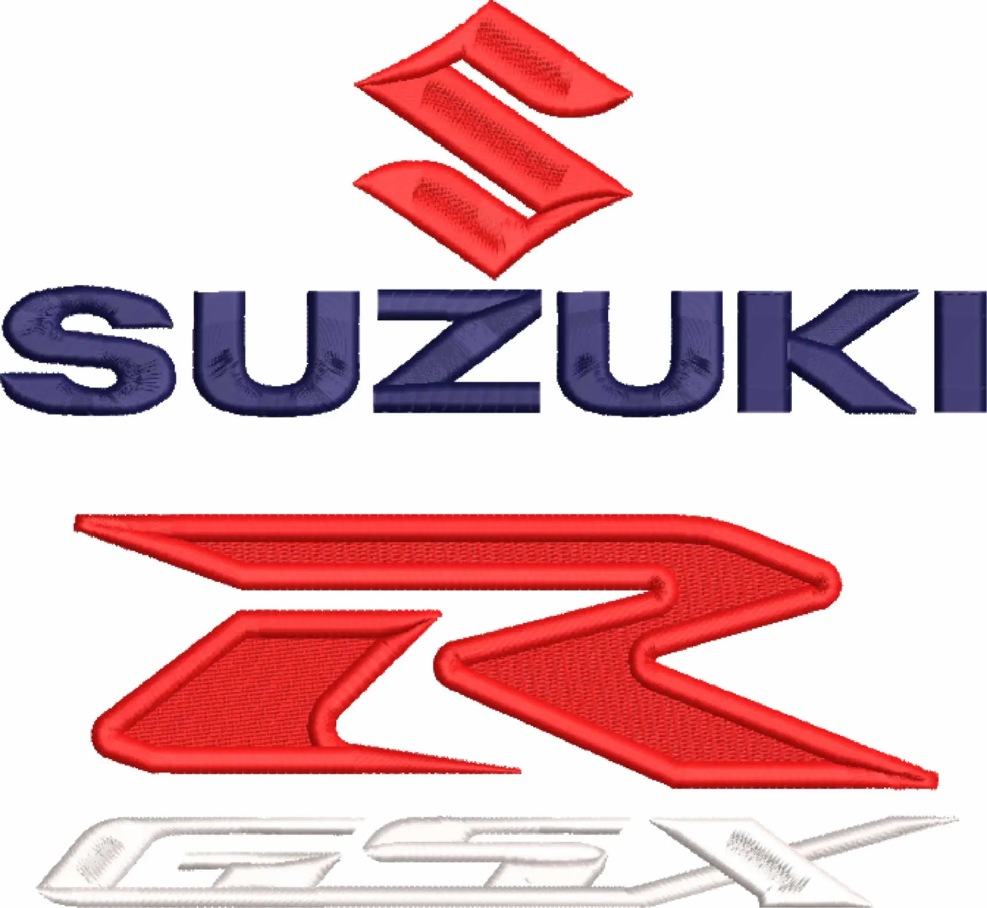 Suzuki Motorbike Embroidery design - Motor Bike Company machine pattern embroidery file instant download — view 4