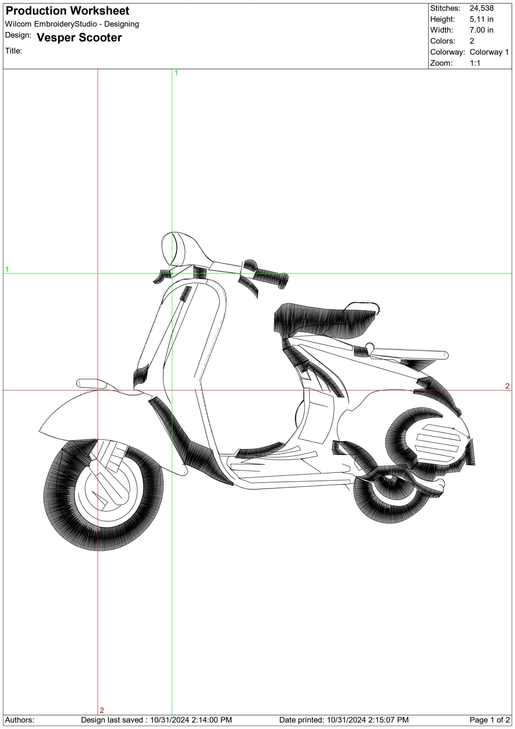 Scooter Lambreta Motocross Motorbike Embroidery design - Motor Bike Company machine pattern embroidery file instant download — view 2