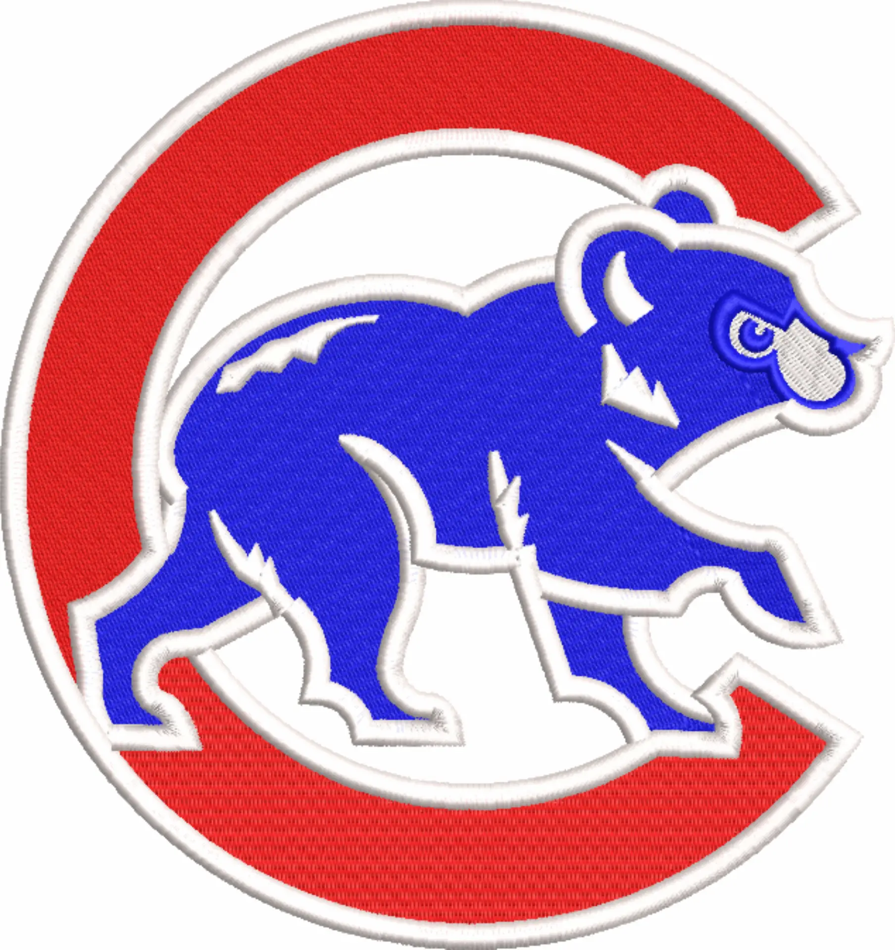 Chicago Cubs emblem - Major league Baseball logo - MLB embroidery machine pattern embroidery file - instant download — view 4