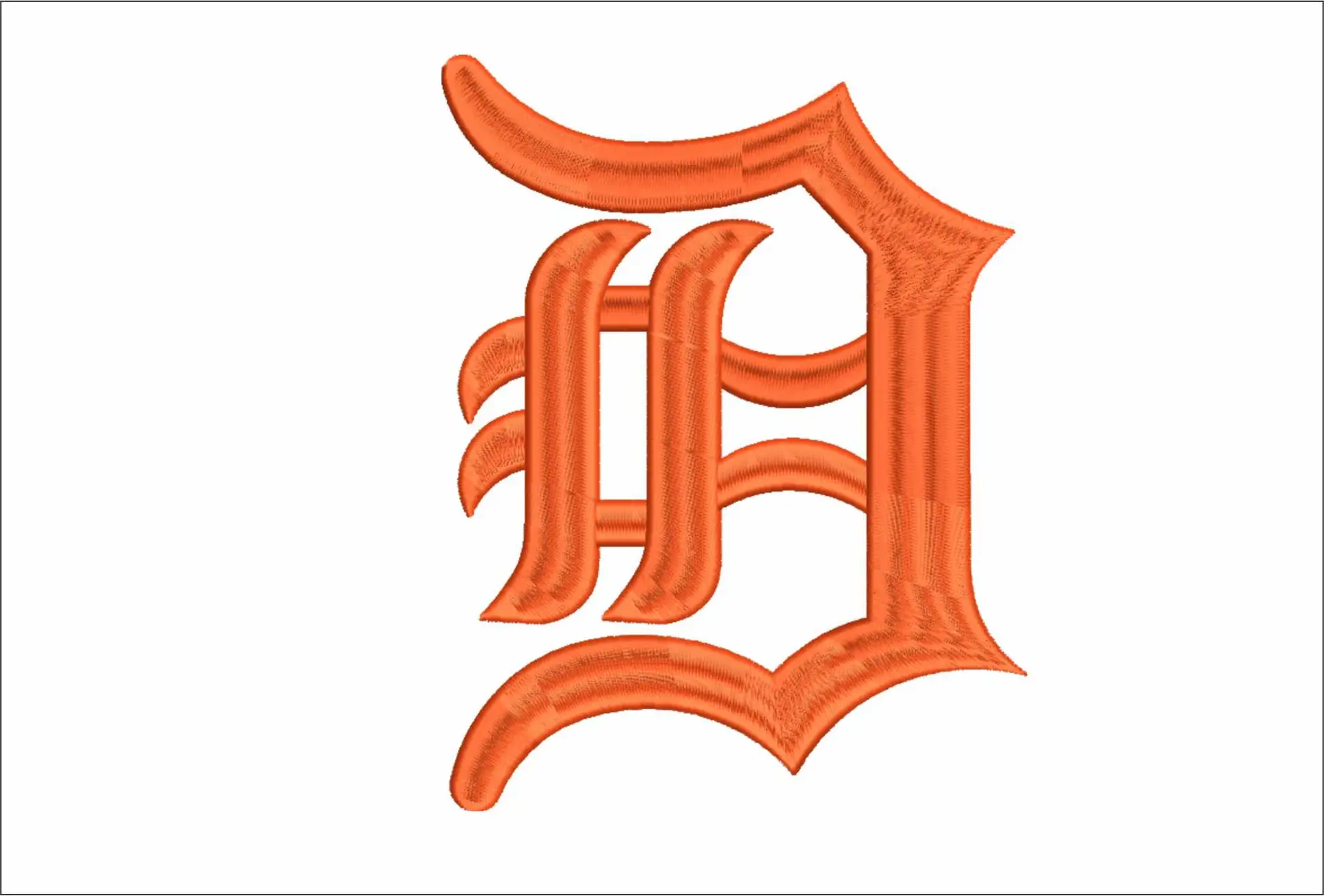 Detroit Tigers - Major league Baseball logo - MLB embroidery machine pattern embroidery file - instant download