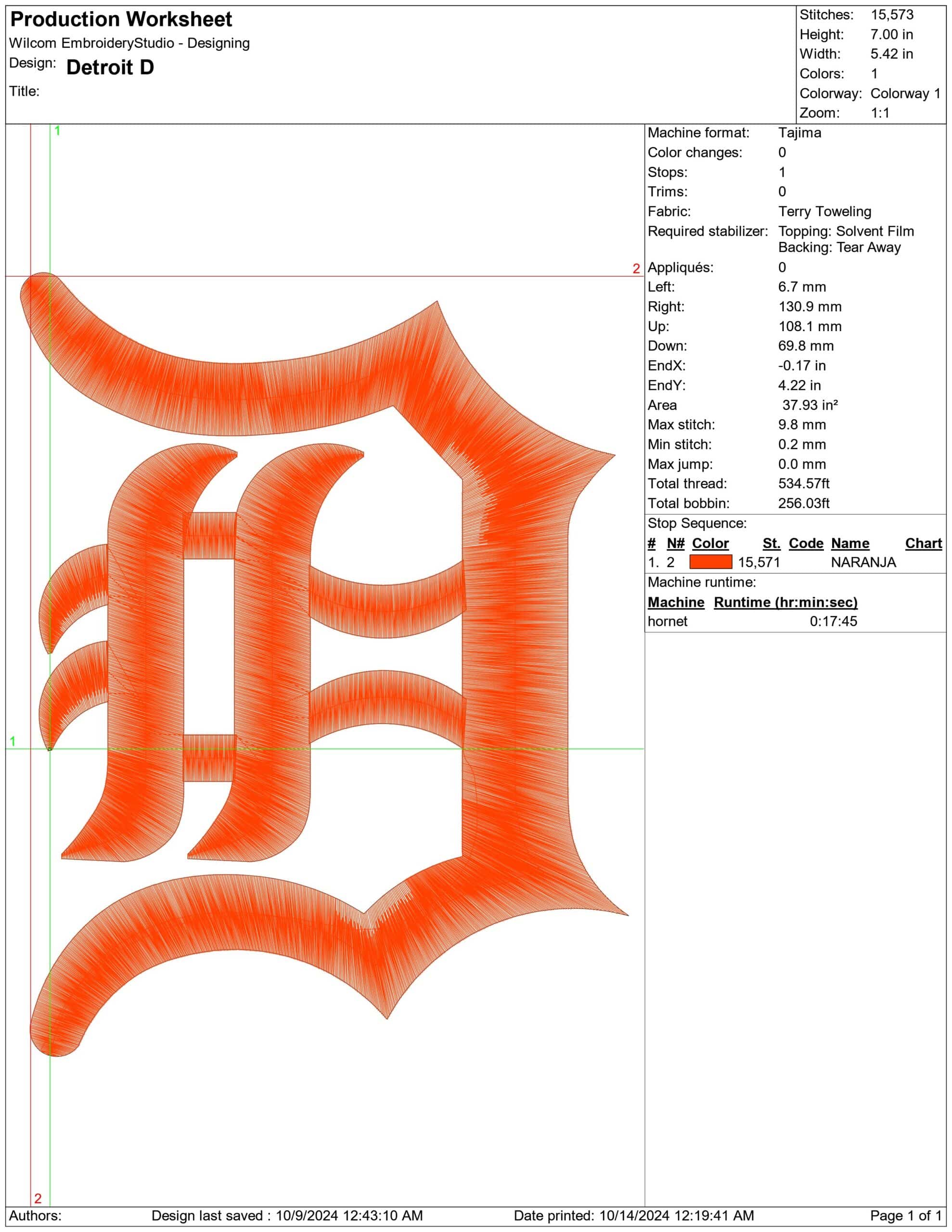 Detroit Tigers - Major league Baseball logo - MLB embroidery machine pattern embroidery file - instant download — view 2