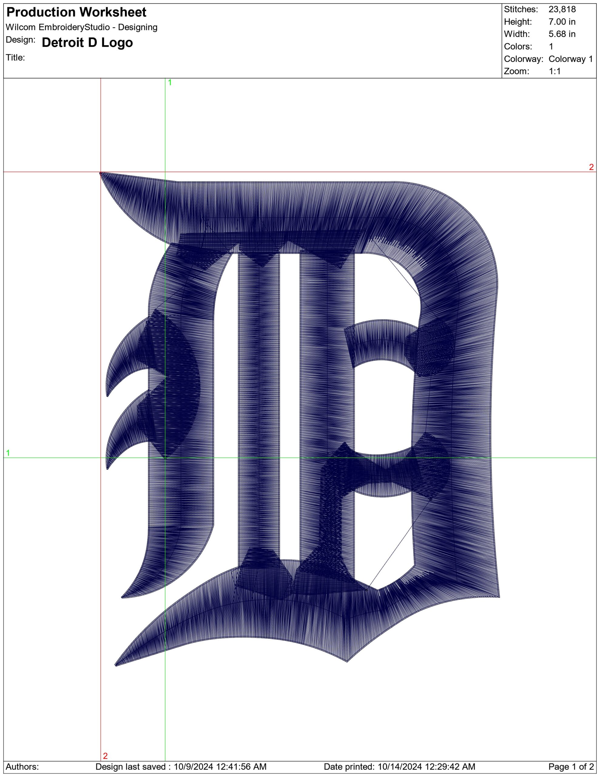 Detroit Tigers - Major league Baseball logo - MLB embroidery machine pattern embroidery file - instant download — view 2