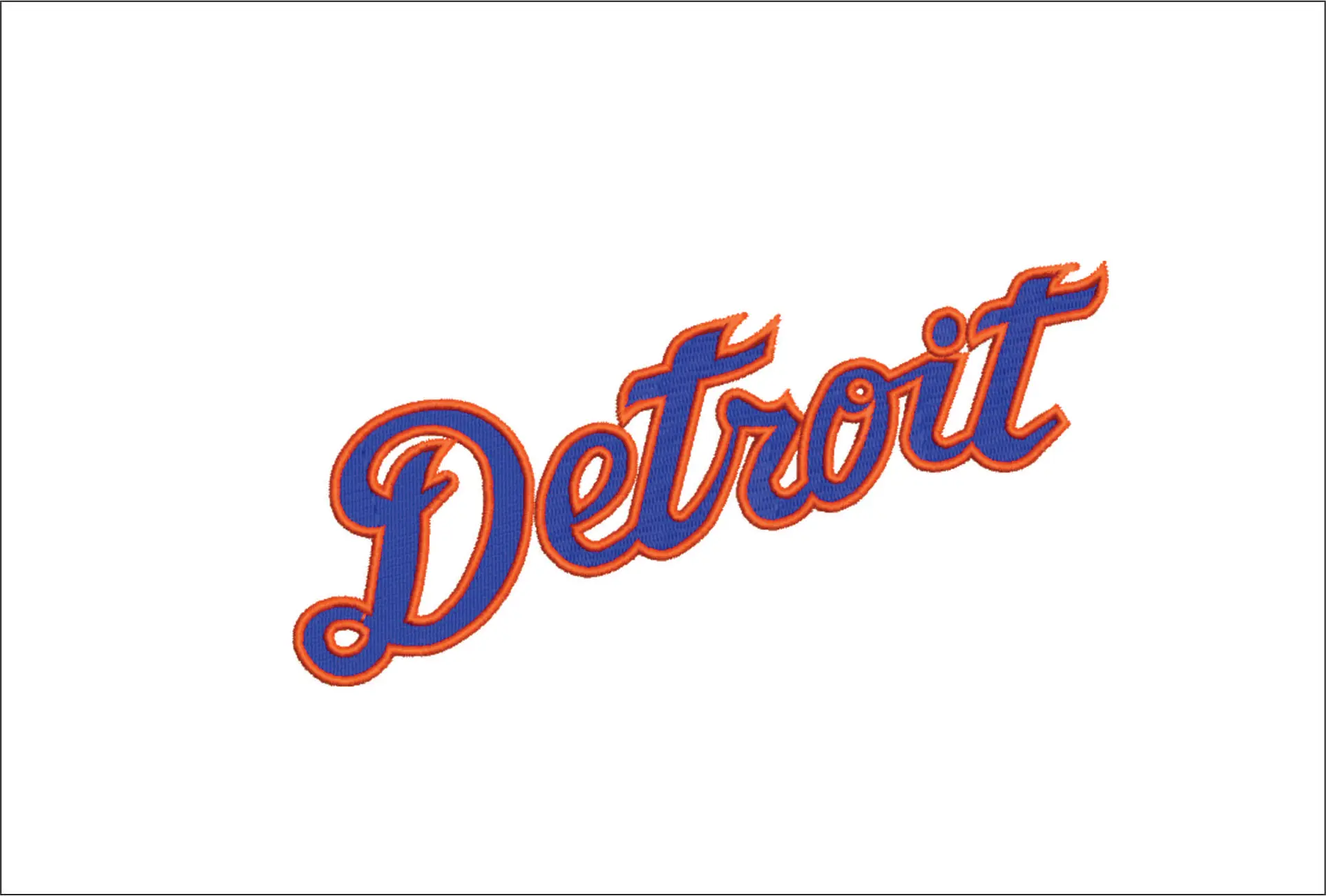 Detroit Tigers - Major league Baseball logo - MLB embroidery machine pattern embroidery file - instant download