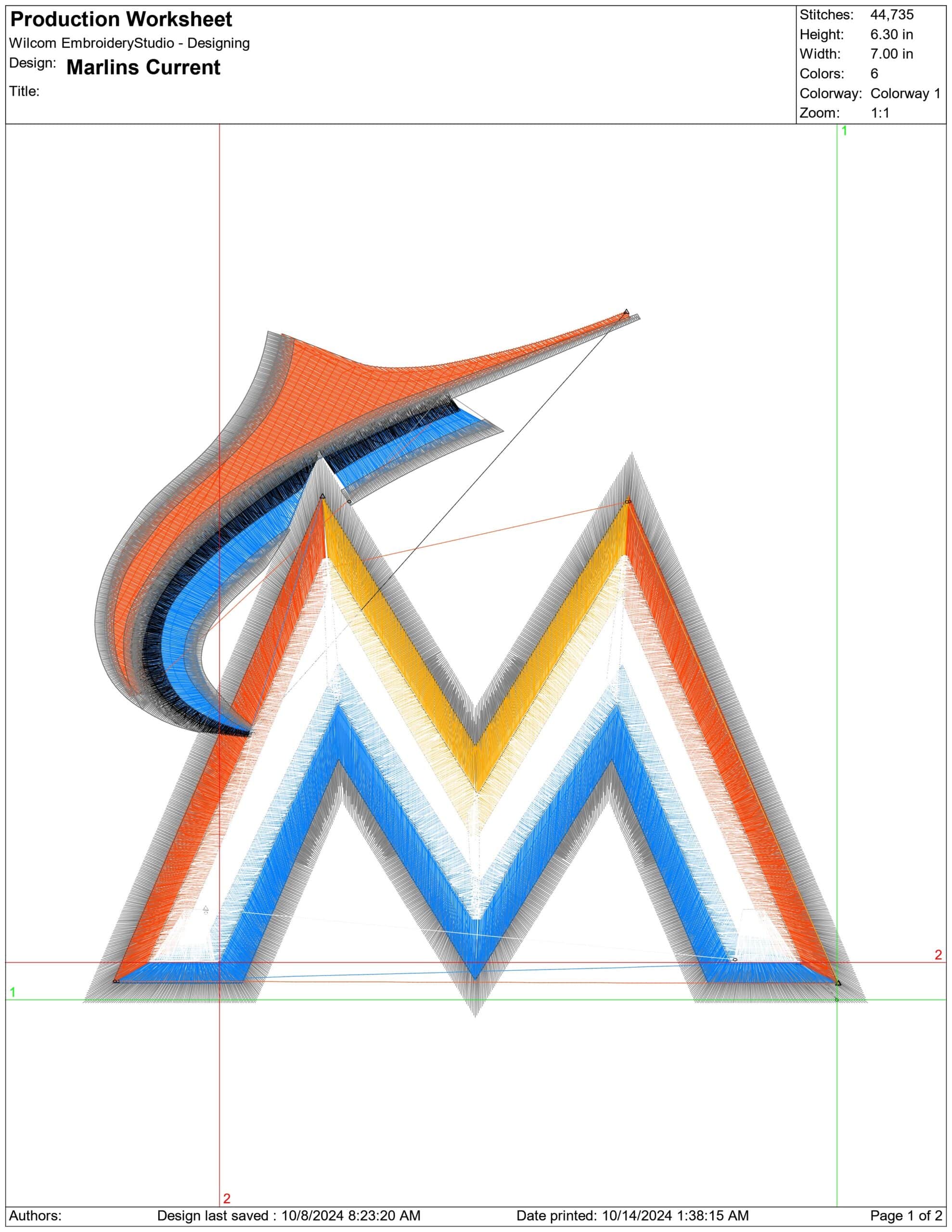 Miami Marlins - Major league Baseball logo - MLB embroidery machine pattern embroidery file - instant download — view 2