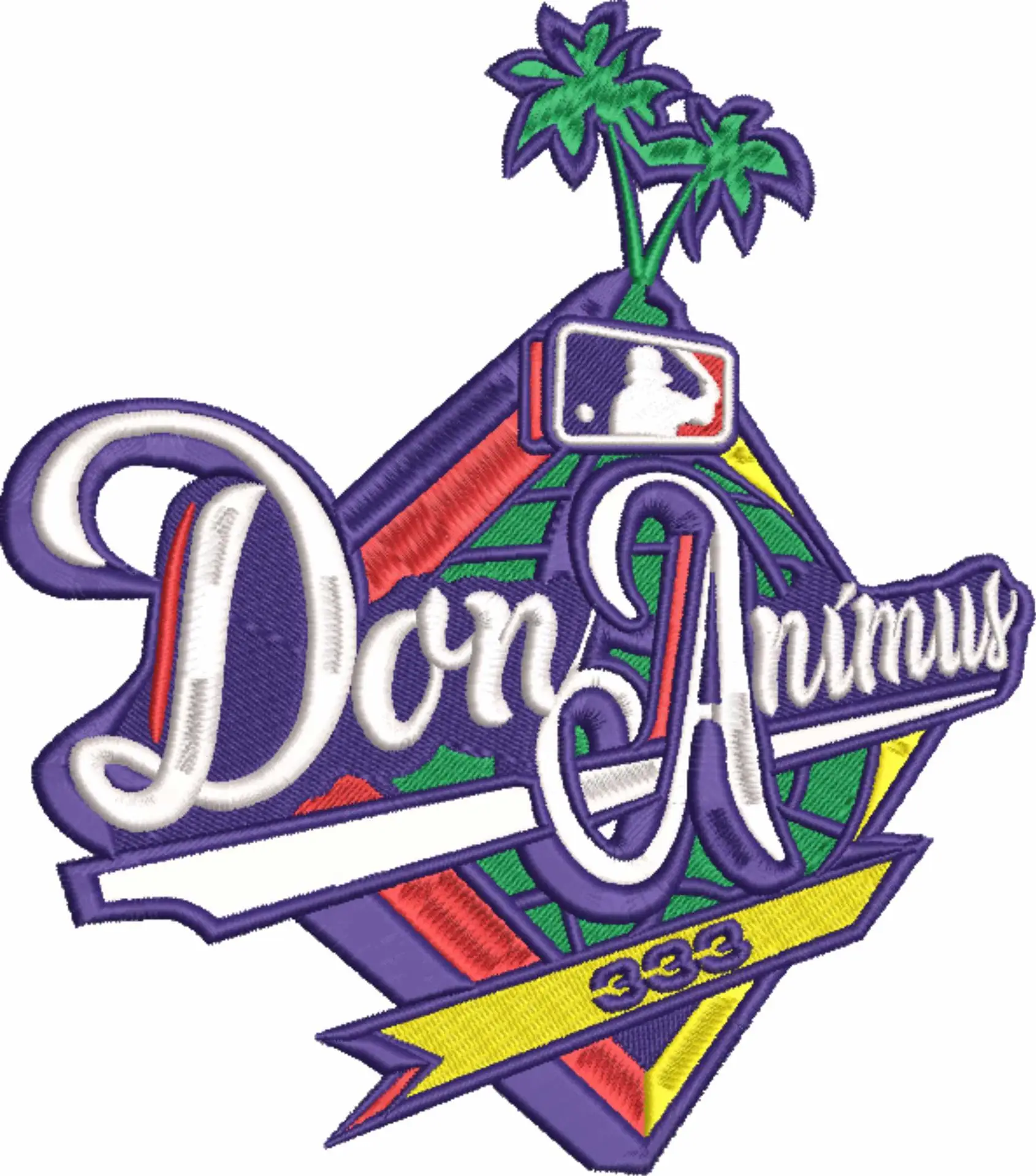 LA Dodgers Don Aminus - Major league Baseball logo 2024 World Series - MLB embroidery machine pattern embroidery file - instant download (Copy) — view 4