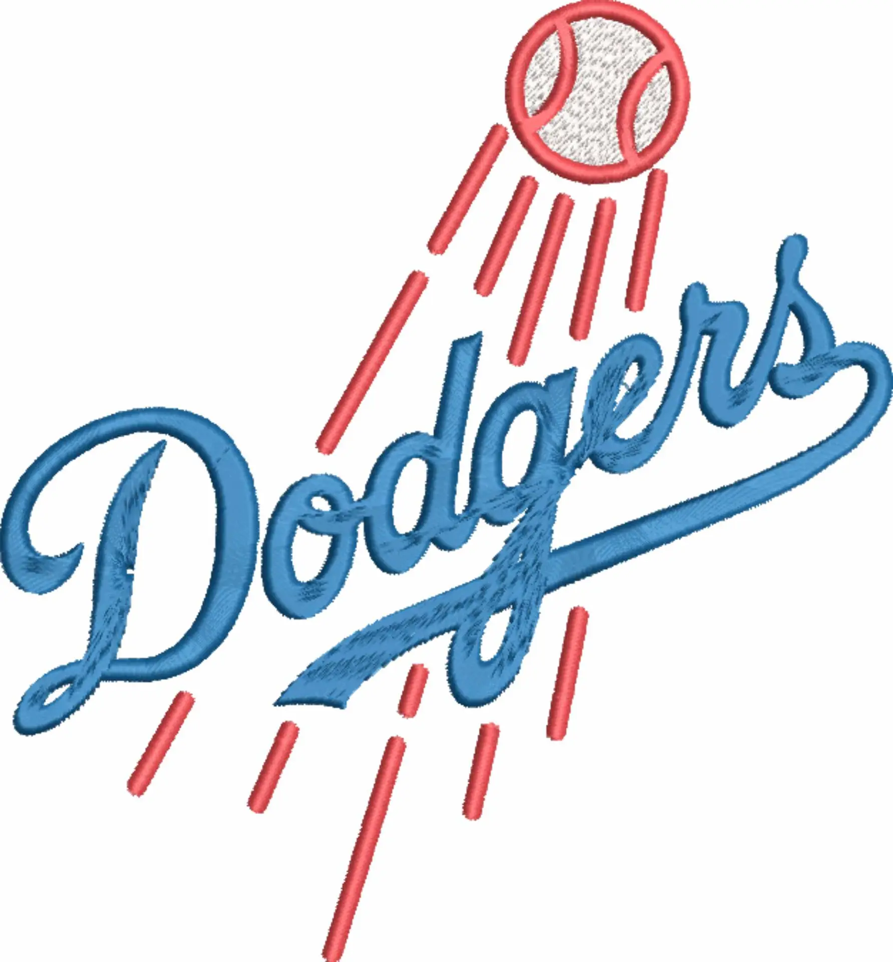 LA Dodgers - Major league Baseball logo 2024 World Series - MLB embroidery machine pattern embroidery file - instant download — view 4