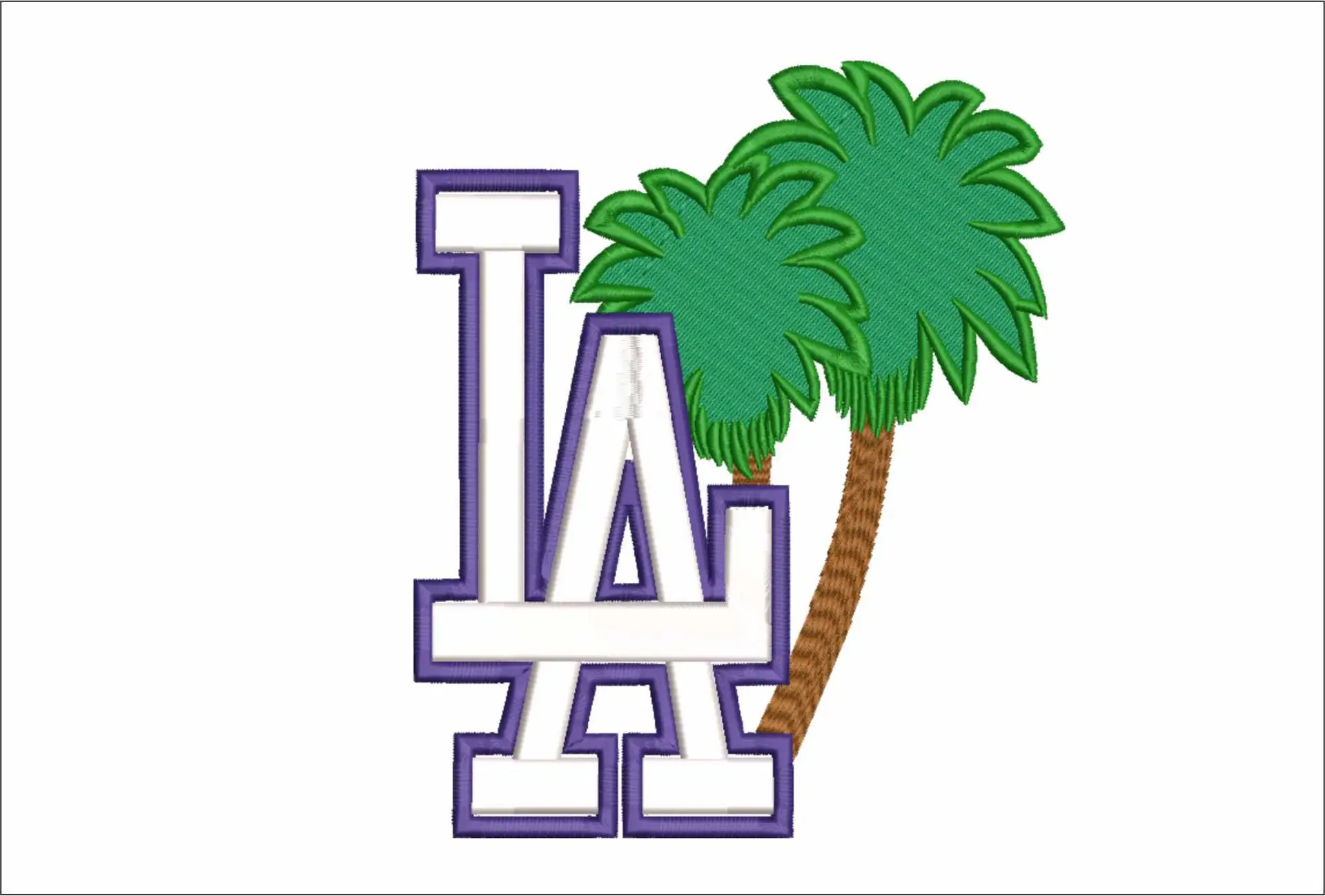 LA Dodgers - Major league Baseball logo 2024 World Series - MLB embroidery machine pattern embroidery file - instant download