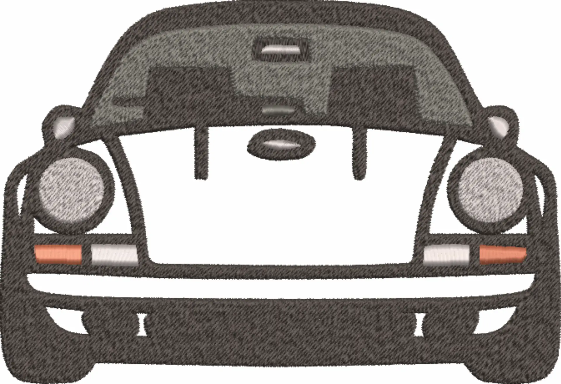 Porsche Stylized designs embroidery design - 911 Outline embroidery design machine pattern - Car embroidery file - instant download — view 4