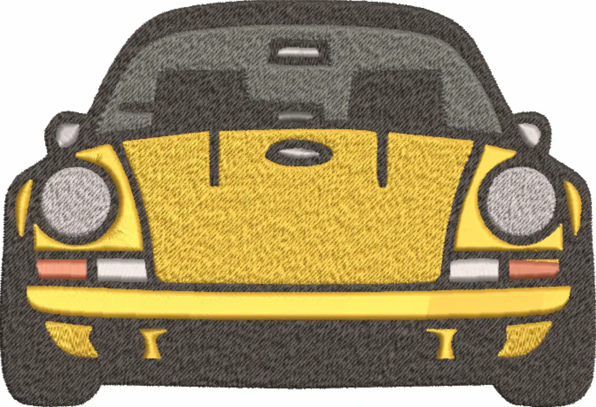 Porsche Stylized designs embroidery design - 911 Outline embroidery design machine pattern - Car embroidery file - instant download (Copy) — view 4