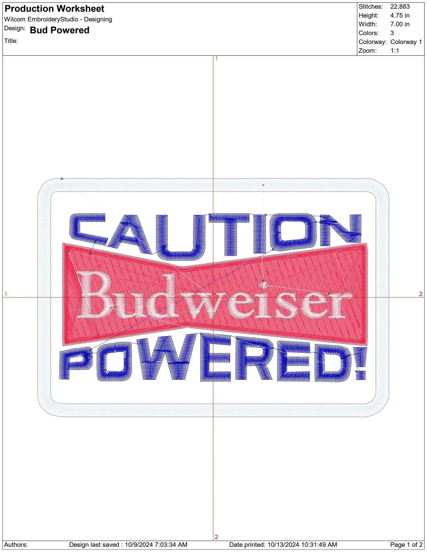 Bud Power Nascar embroidery design -  Car embroidery design machine pattern - Car embroidery file - instant download — view 2