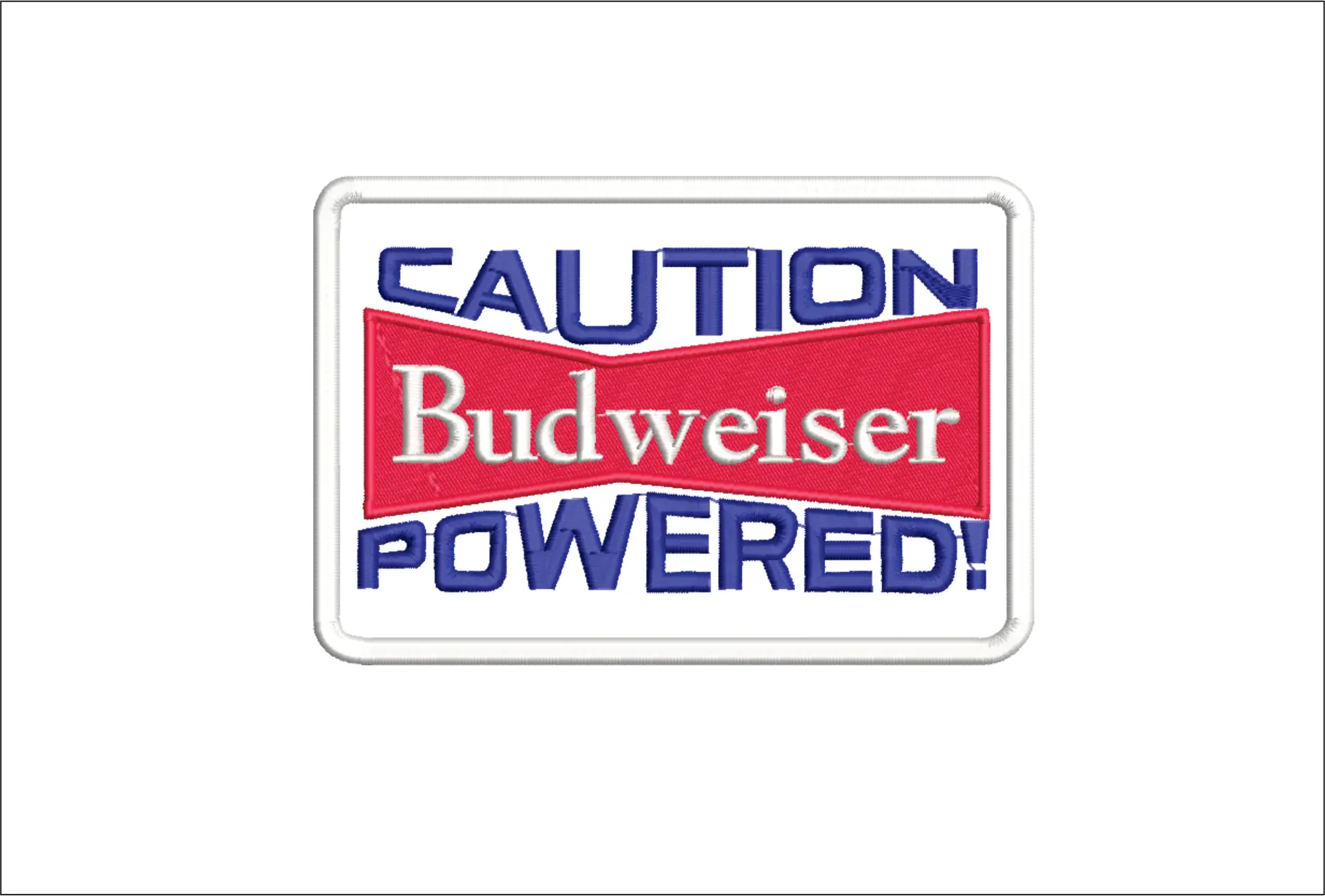 Bud Power Nascar embroidery design -  Car embroidery design machine pattern - Car embroidery file - instant download