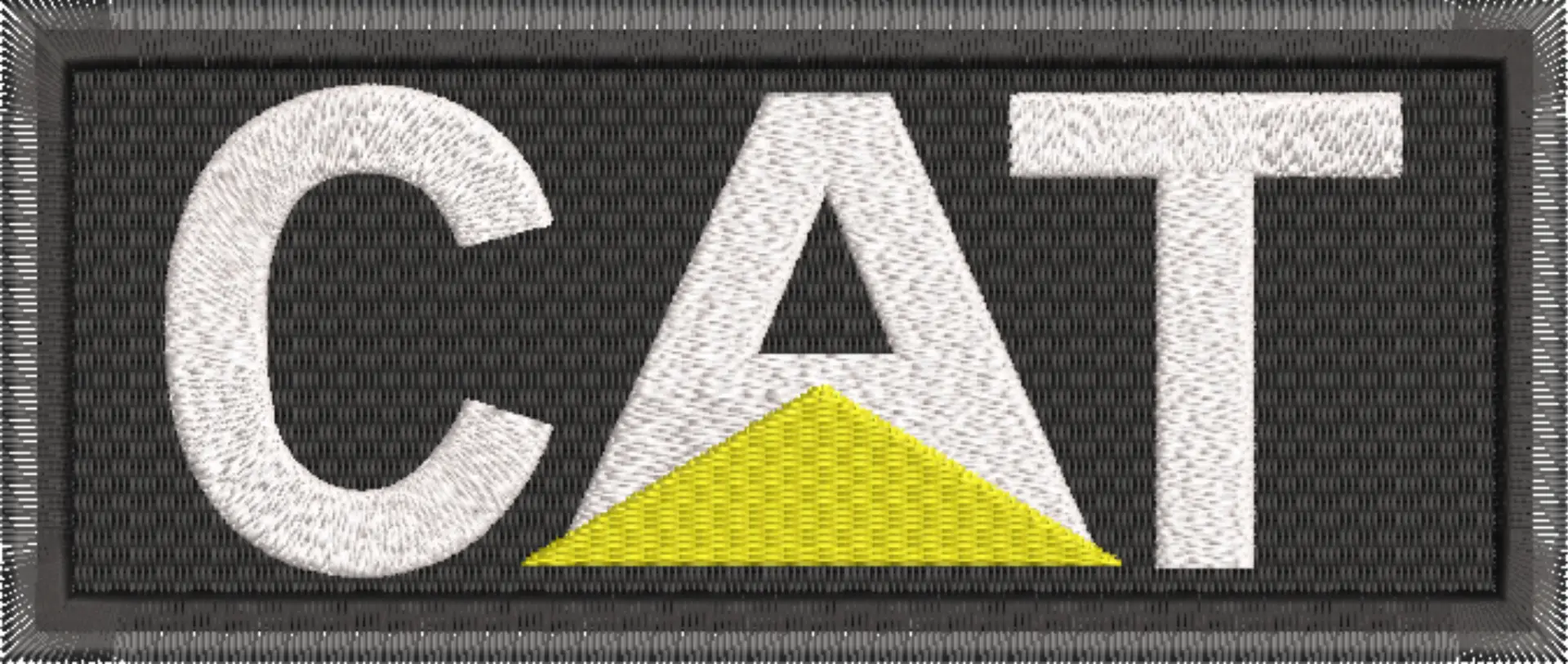 CAT Logo embroidery design -  Car embroidery design machine pattern - Car embroidery file - instant download — view 4