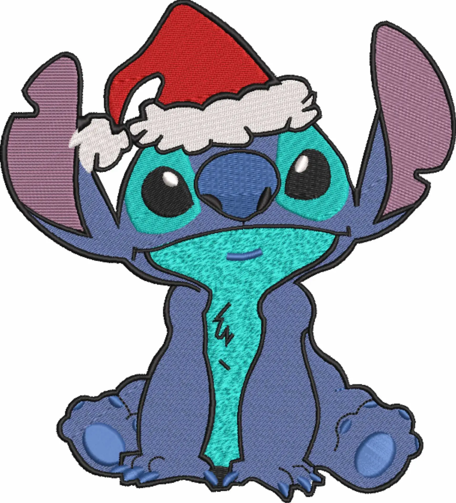 Nike Swoosh Christmas Stitch  - Xmas embroidery design file - instant download in a frame — view 4
