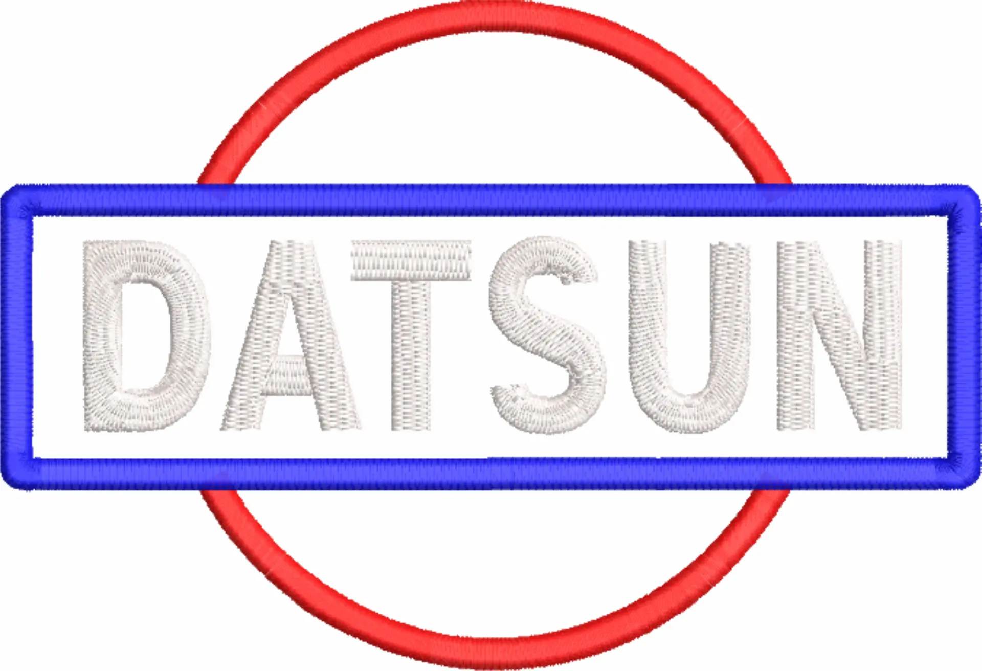 Datsun Car Logo embroidery design -  Car embroidery design machine pattern - Car embroidery file - instant download — view 4
