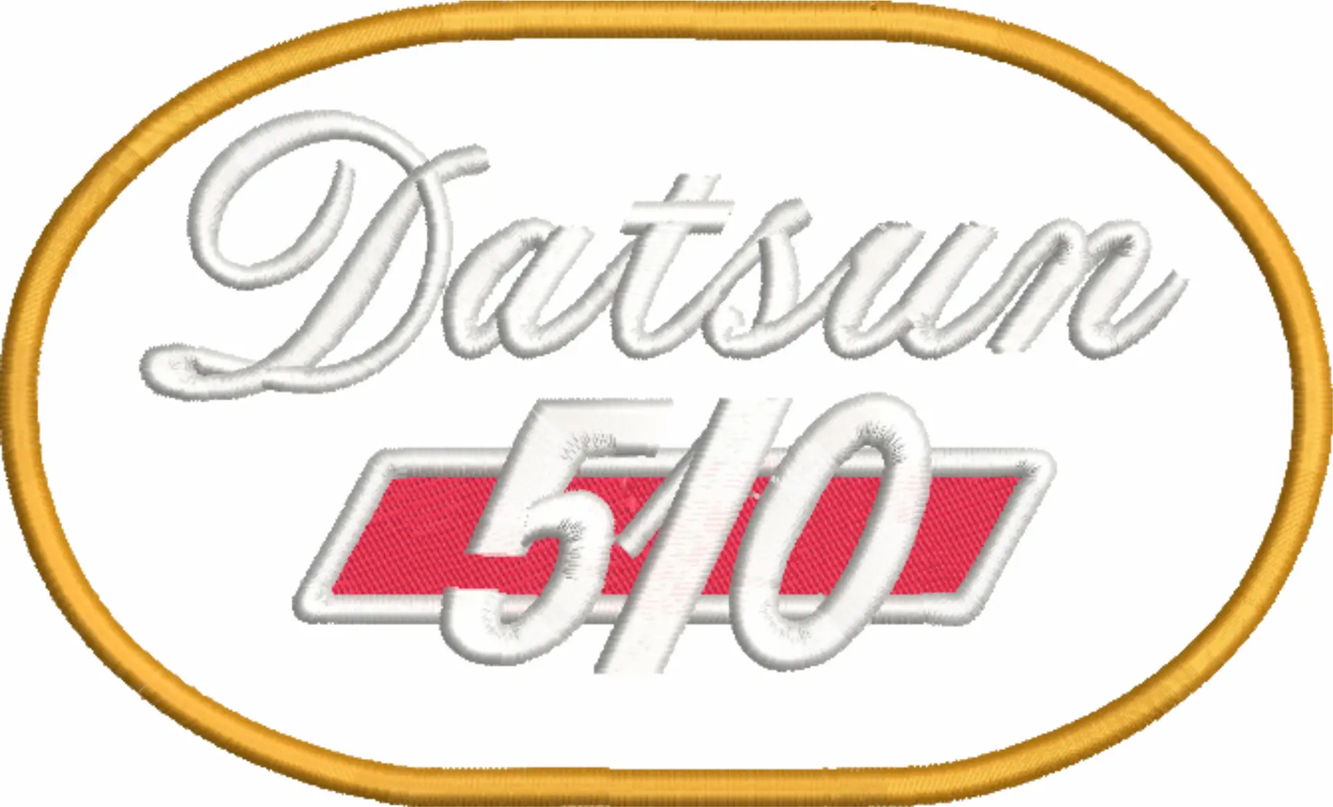 Datsun 510 Car Logo embroidery design -  Car embroidery design machine pattern - Car embroidery file - instant download 510 — view 4