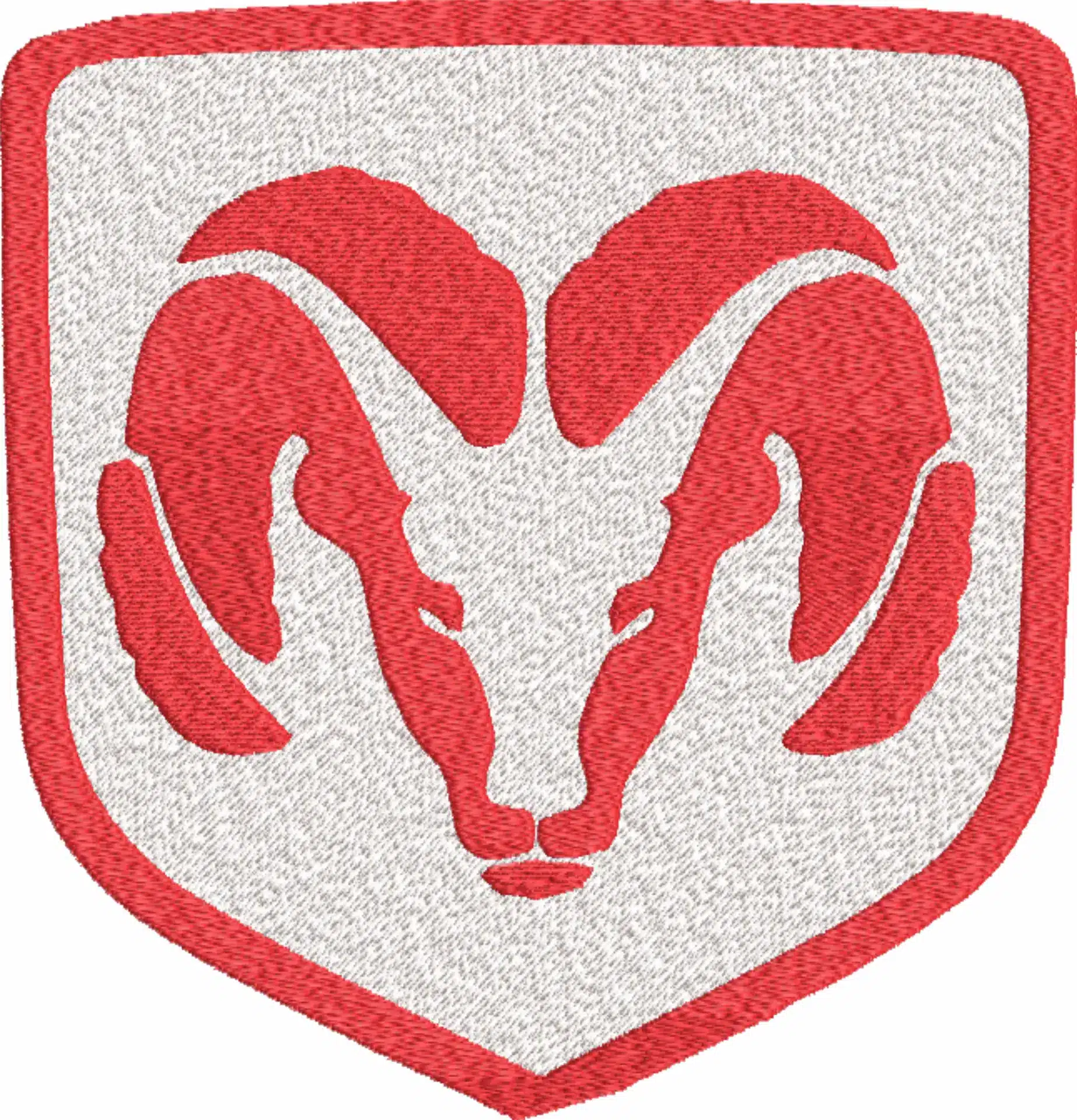 Dodge Ram Car Logo embroidery design -  Car embroidery design machine pattern - Car embroidery file - instant download — view 4