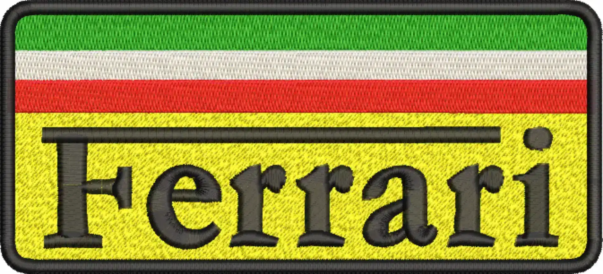 Ferrari Italy Car Logo embroidery design -  Car embroidery design machine pattern - Car embroidery file - instant download — view 4