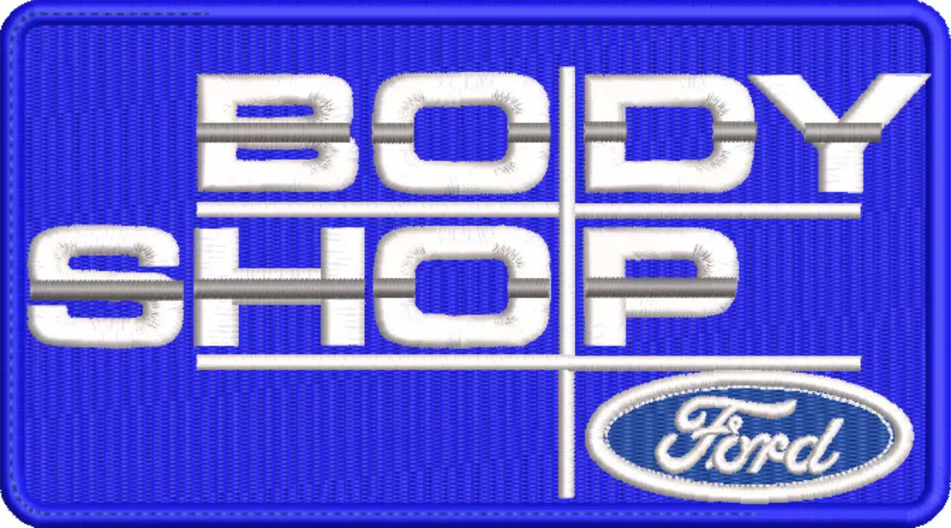 Ford Body Shop Logo embroidery design -  Car embroidery design machine pattern - Car embroidery file - instant download — view 4