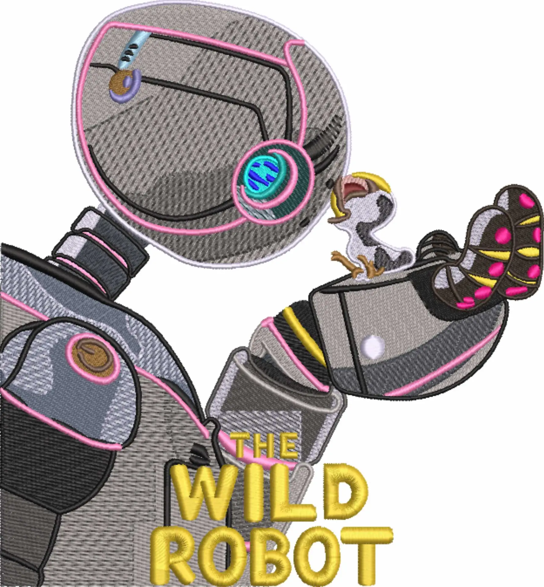 The Wild Robot Baby Goose - Cartoon embroidery designs - embroidery file - instant download — view 4