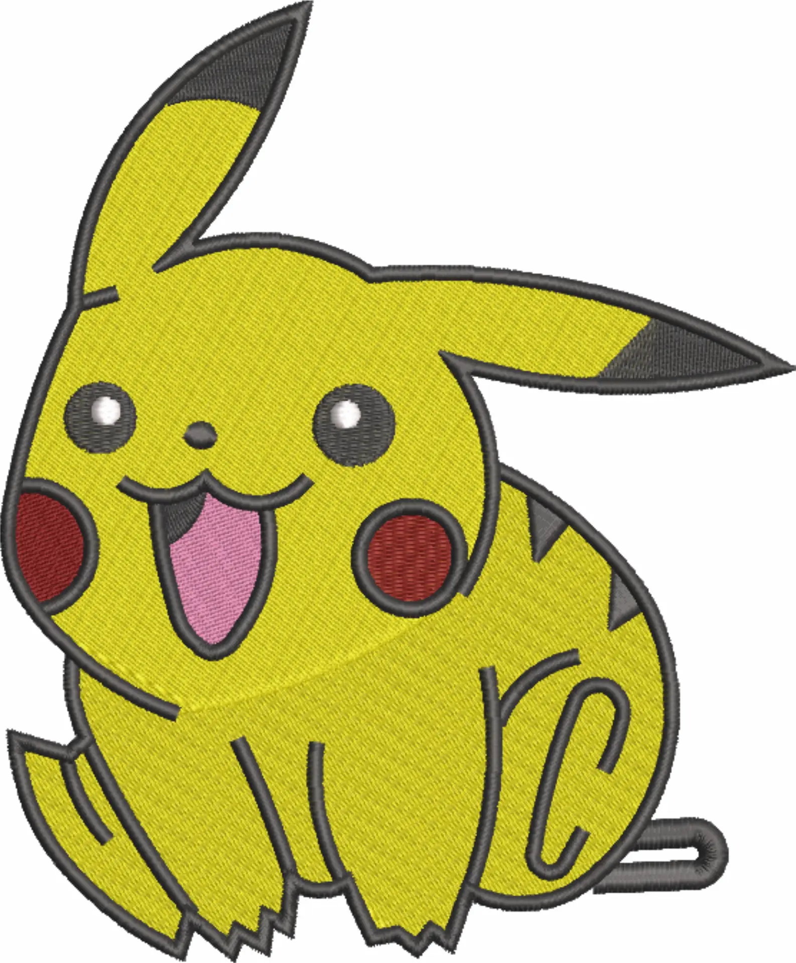Pokemon Pikachu - Anime embroidery design - embroidery file - instant download — view 4