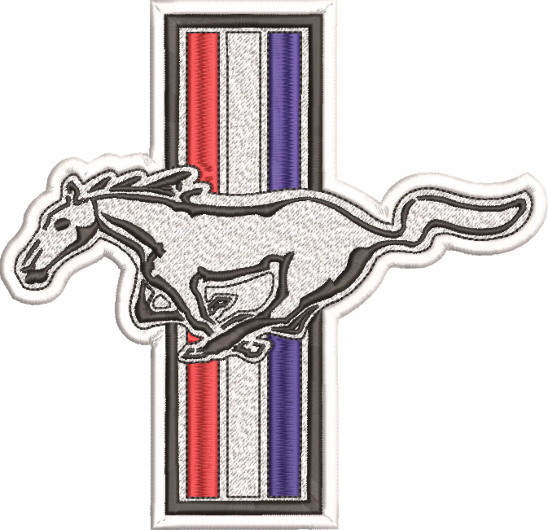 Ford Mustang embroidery design -  Car embroidery design machine pattern - Car embroidery file - instant download — view 4