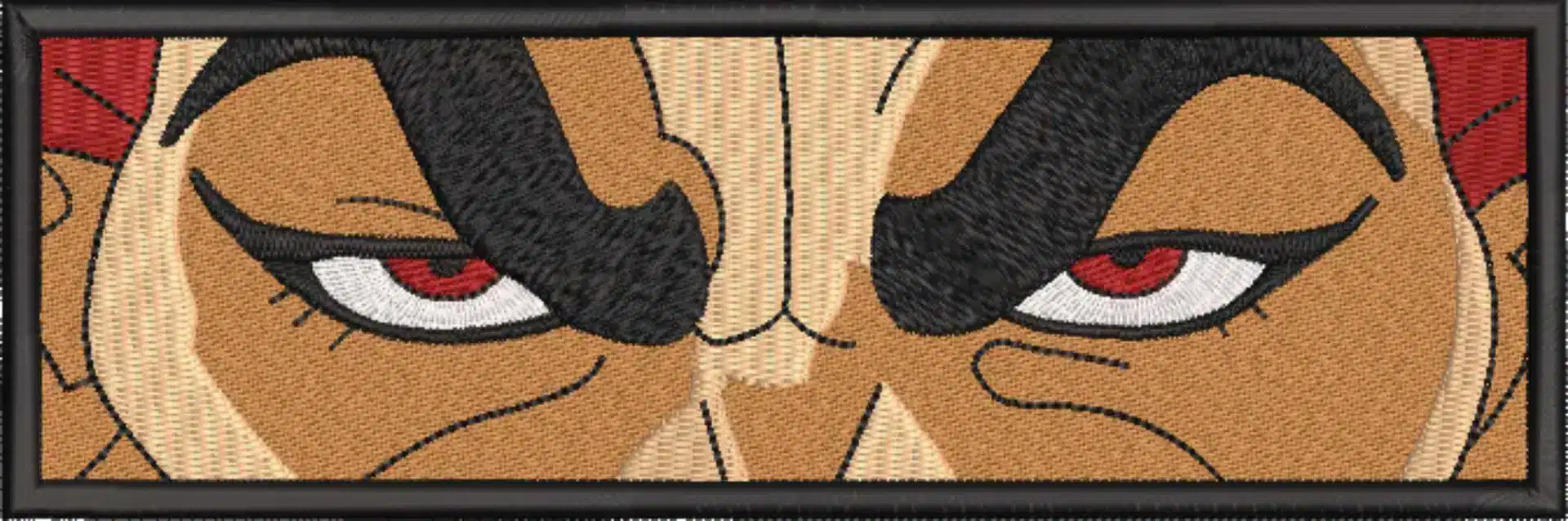 Anime Eyes - Anime embroidery design - embroidery file - instant download — view 4