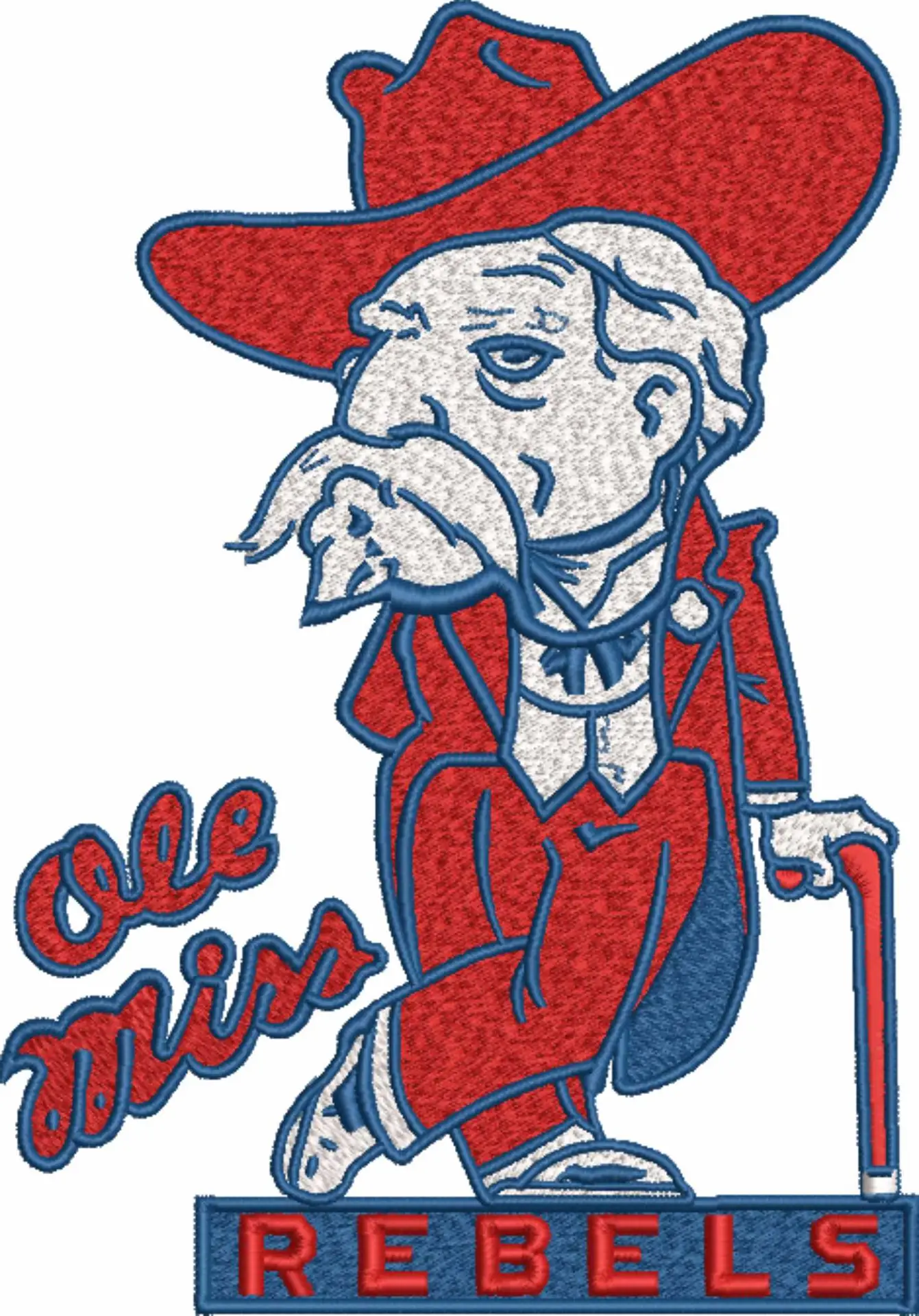 Ole Miss Rebel alternative version - University of Mississippi