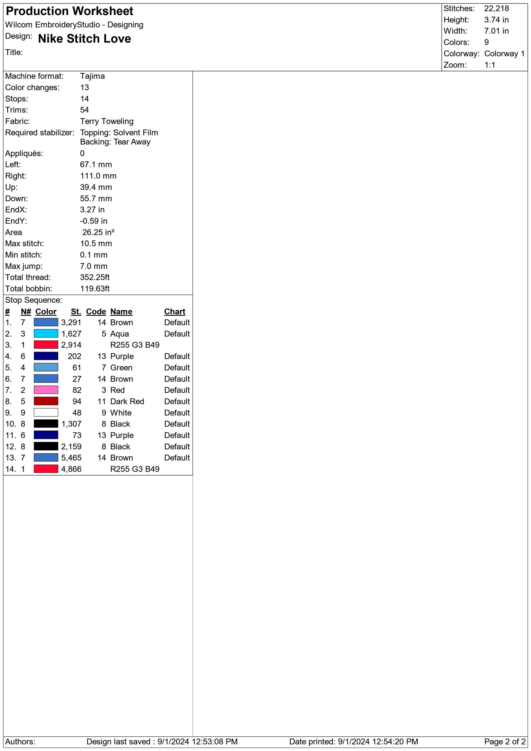 Nike Swoosh Stitch Love - Nike embroidery design file - instant download in a frame — view 3