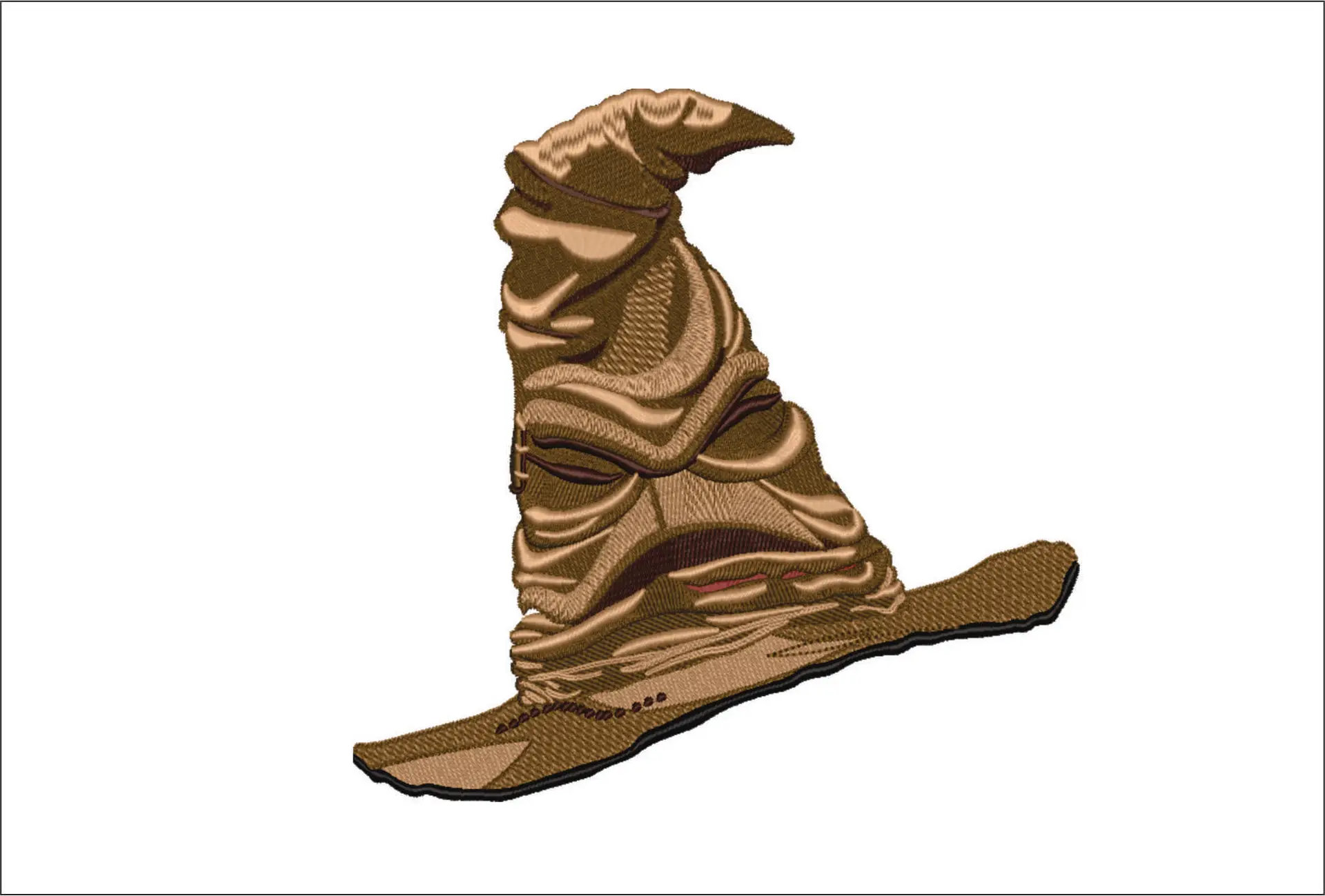 Harry Potter - Sorting Hat - Unique Harry Potter Design - High Quality embroidery design file - instant download