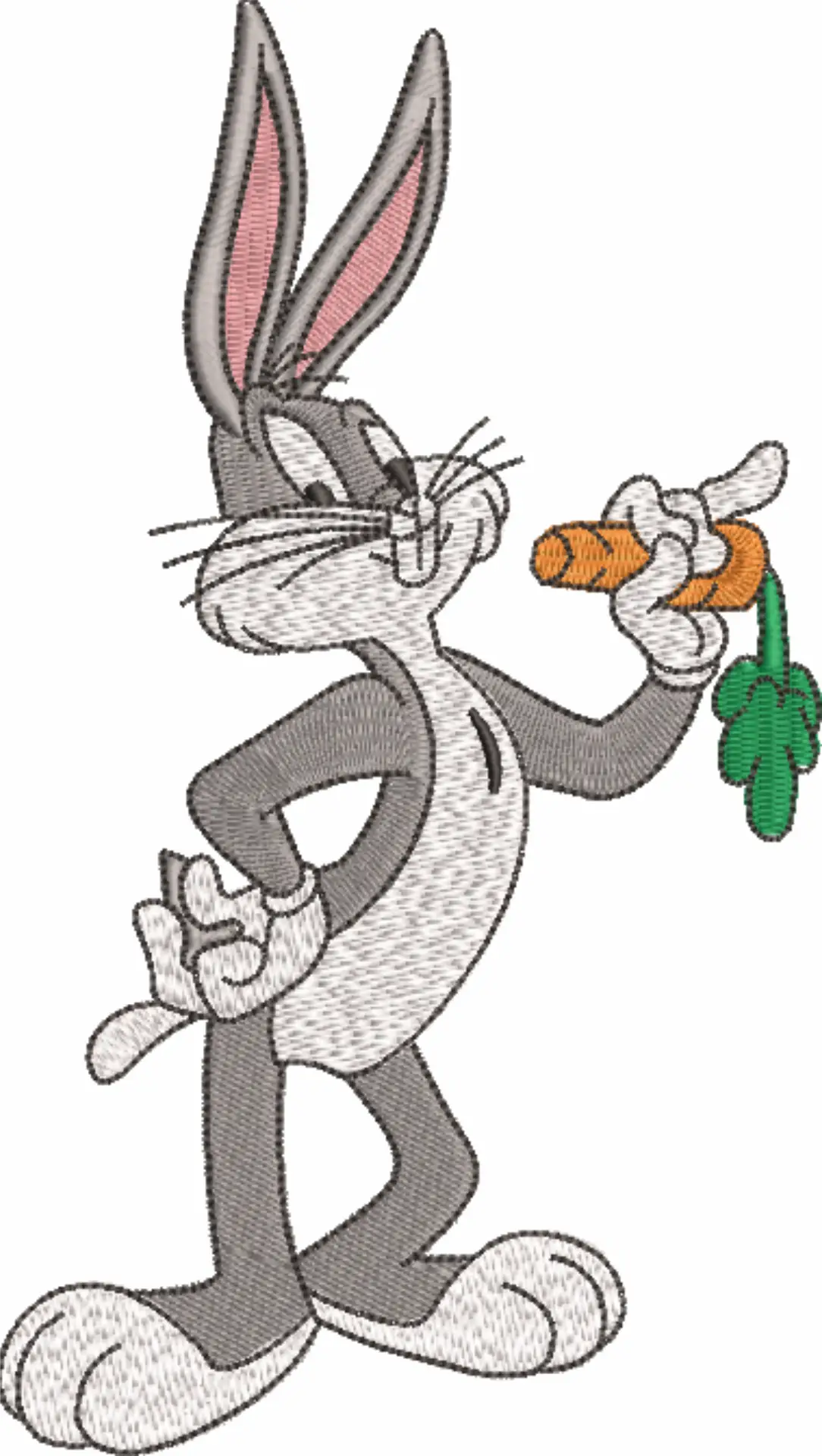 Buggs Bunny - Nike embroidery design file - instant download — view 3