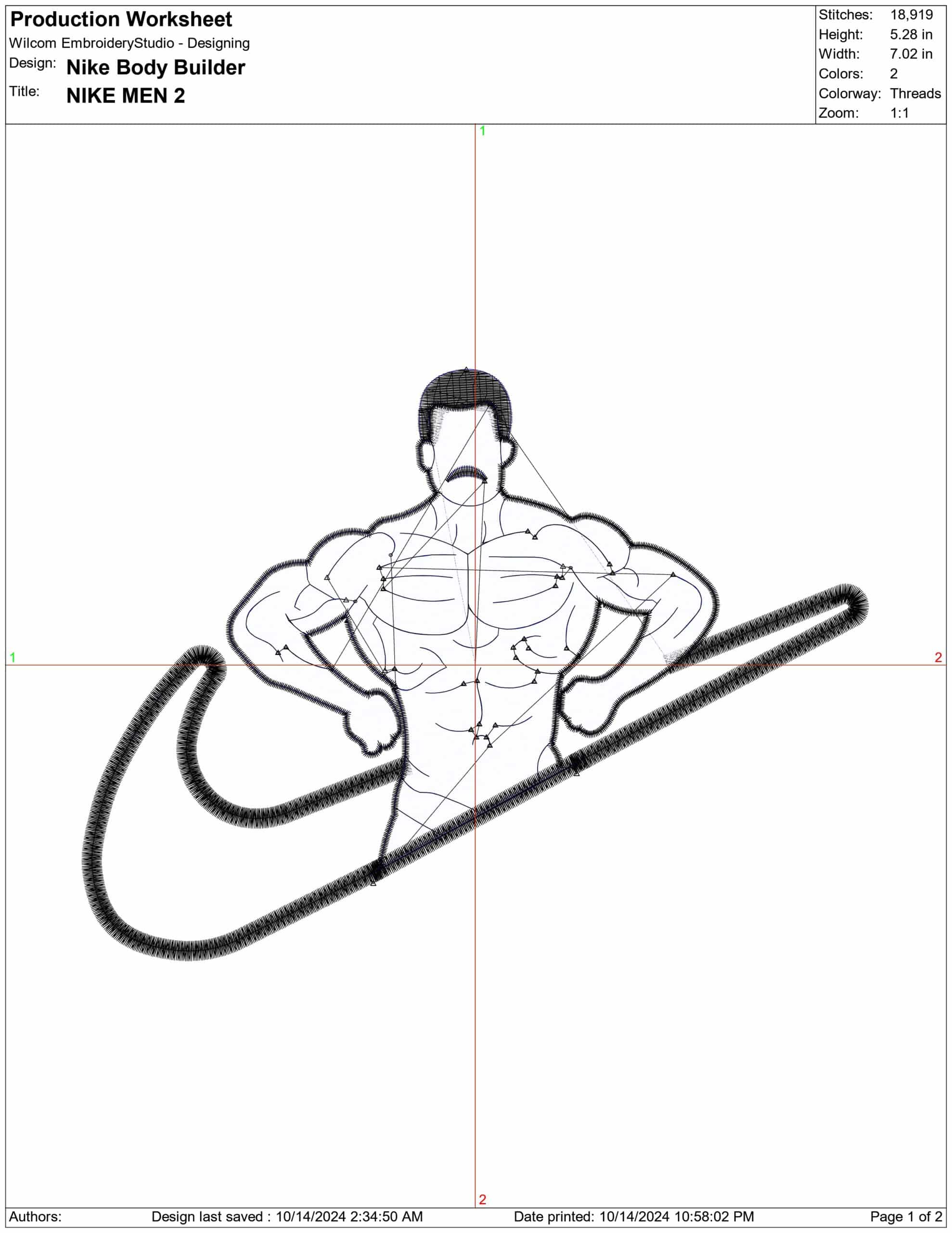 Nike Swoosh Body Builder - Nike design file - instant download — view 2