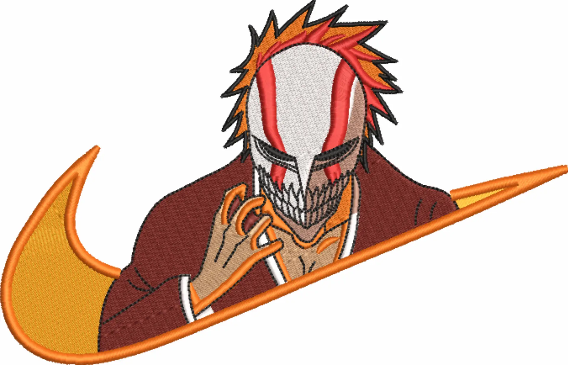 Nike Swoosh Ichigo Vizard Anime - Nike design file - instant download — view 4