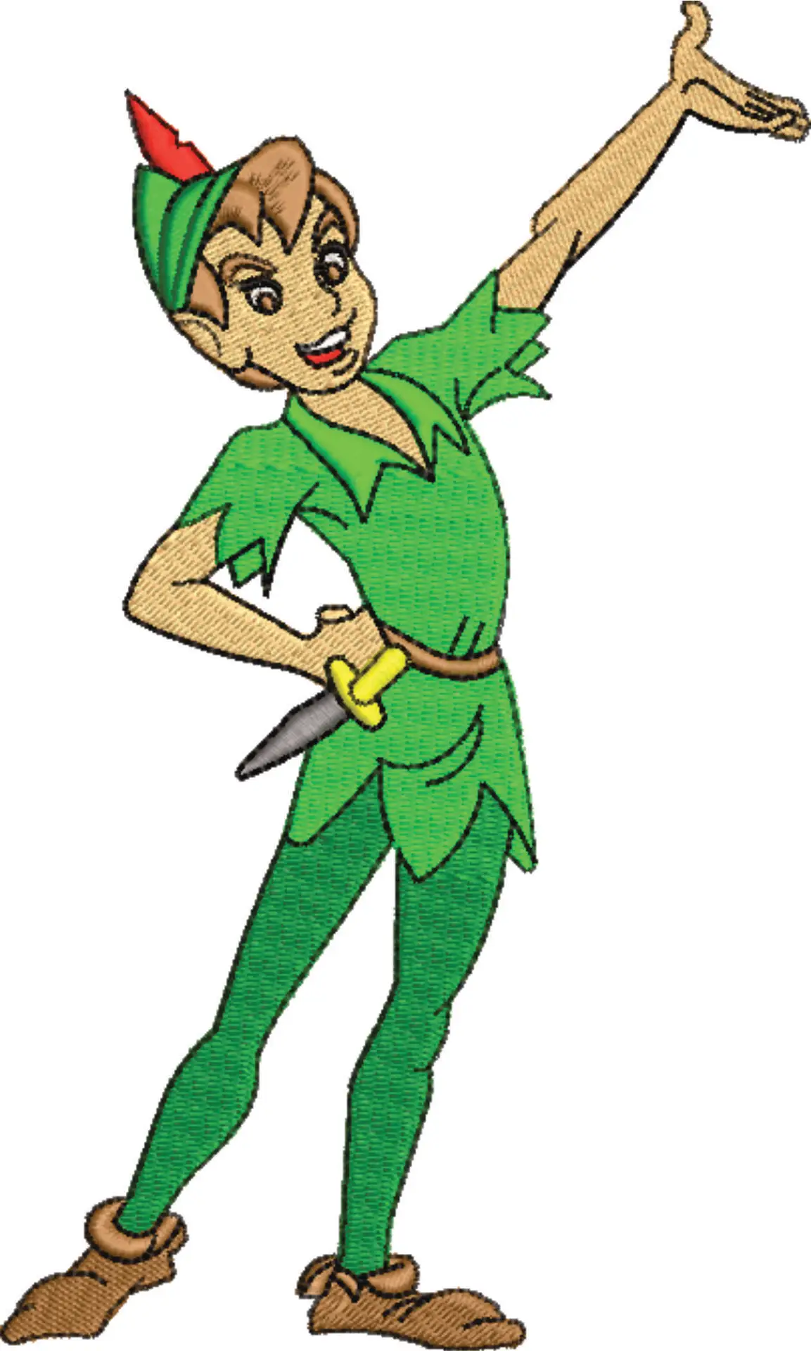 Peter Pan - Disney - Peter Pan Cartoon embroidery design file - instant download — view 3