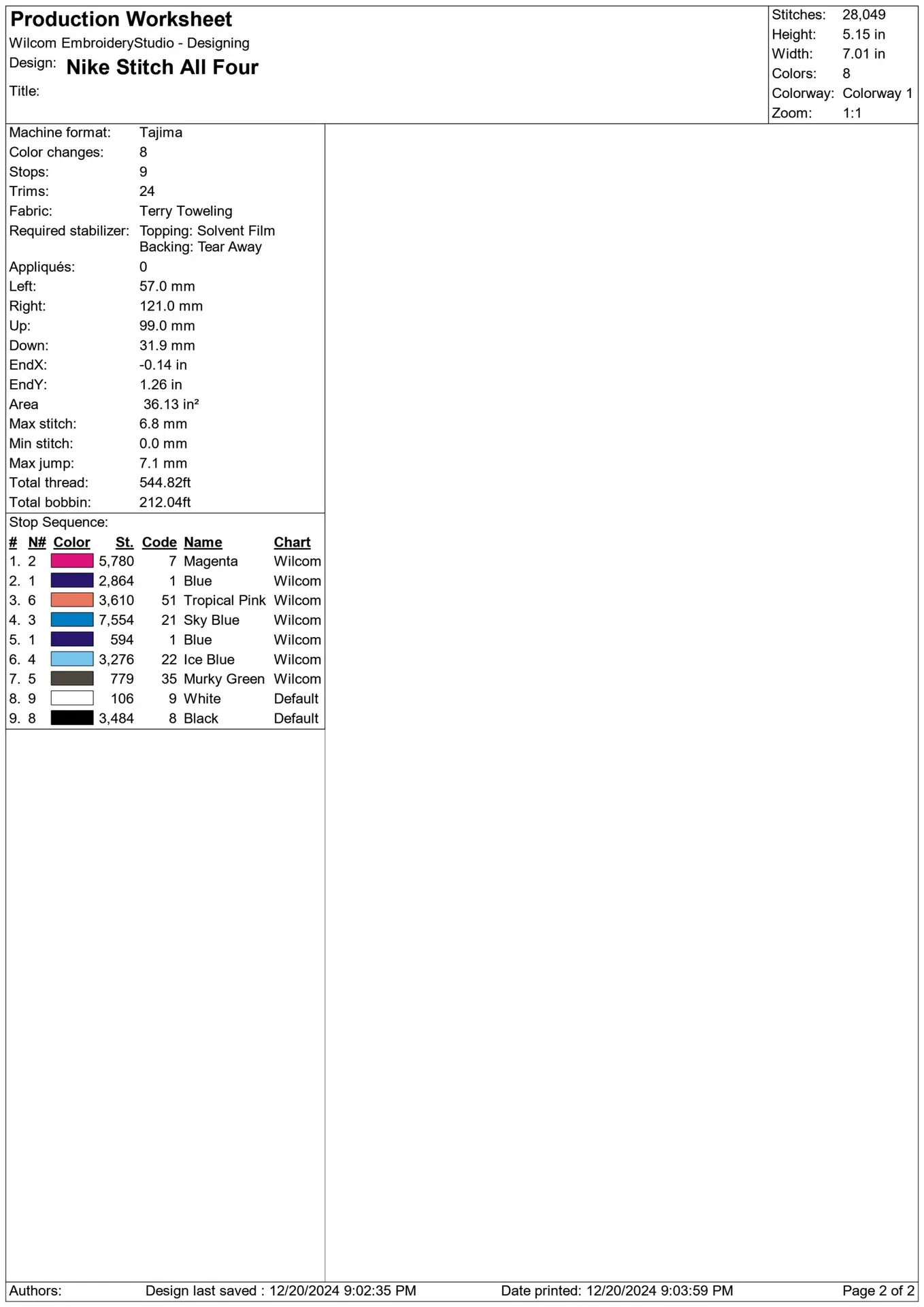 Nike Swoosh Stitch on all 4 Paws- Nike embroidery design file - instant download — view 3