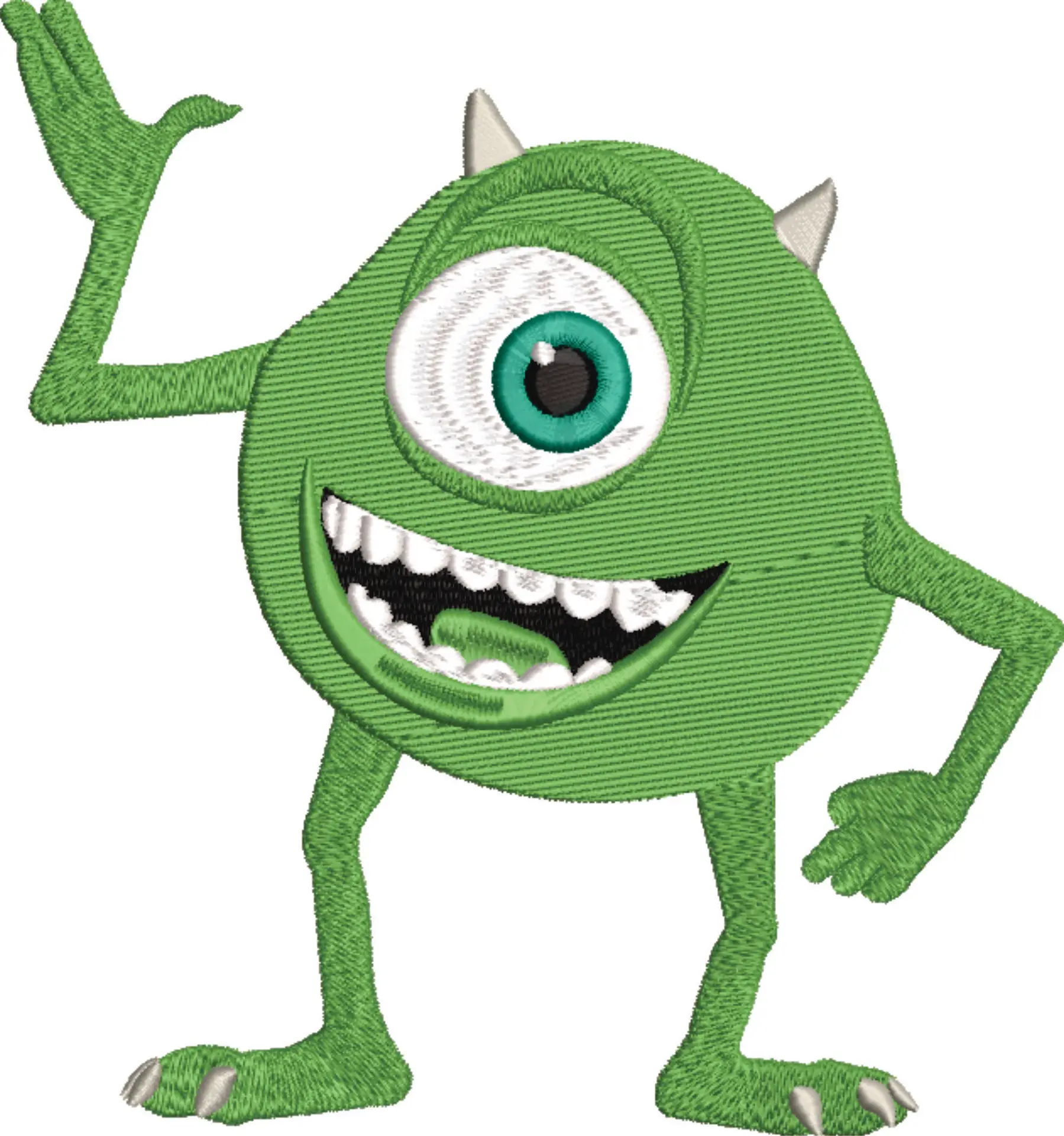 Mike Wazowski - Nike Monsters Inc design file - instant download — view 4