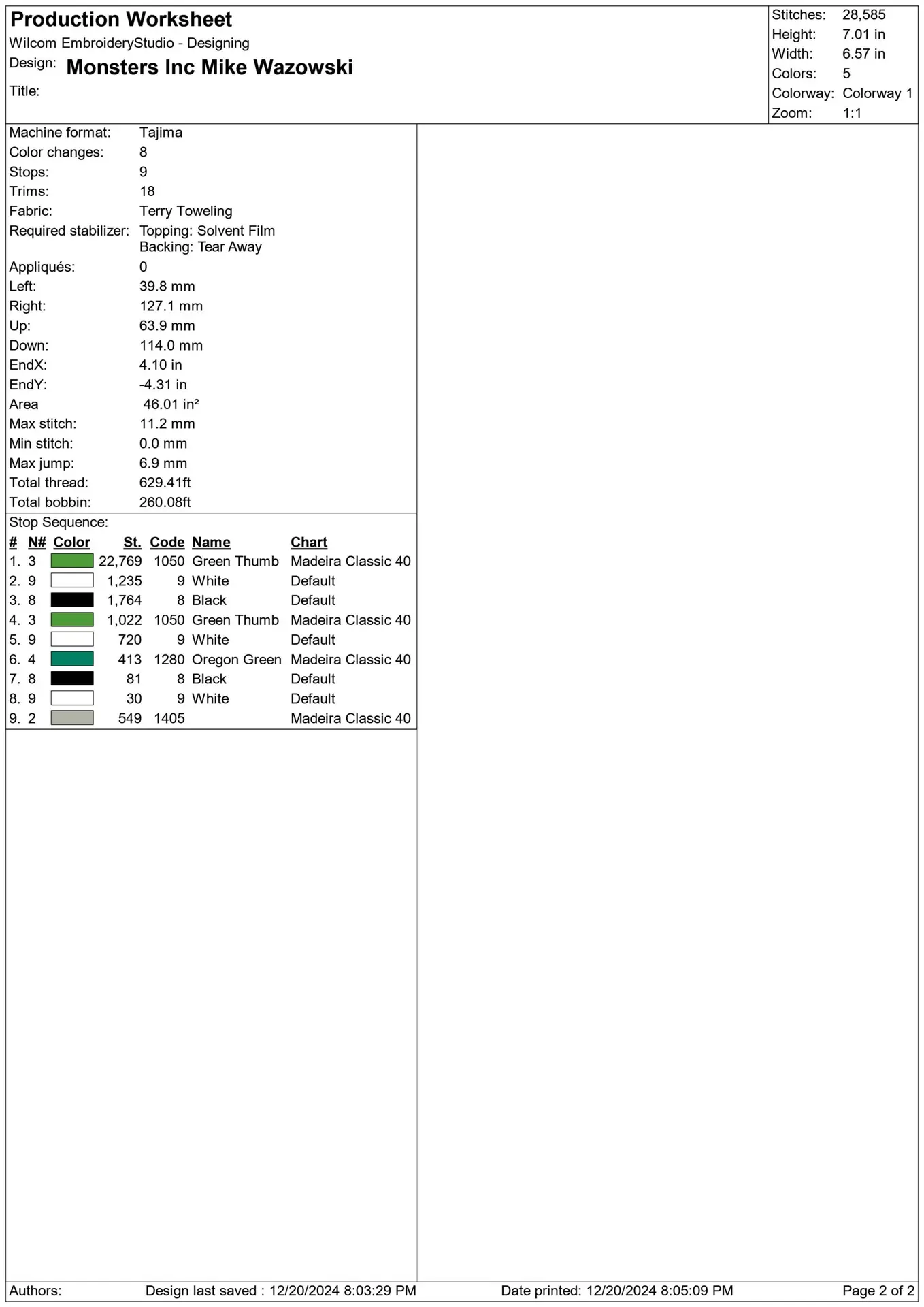 Mike Wazowski - Nike Monsters Inc design file - instant download — view 3