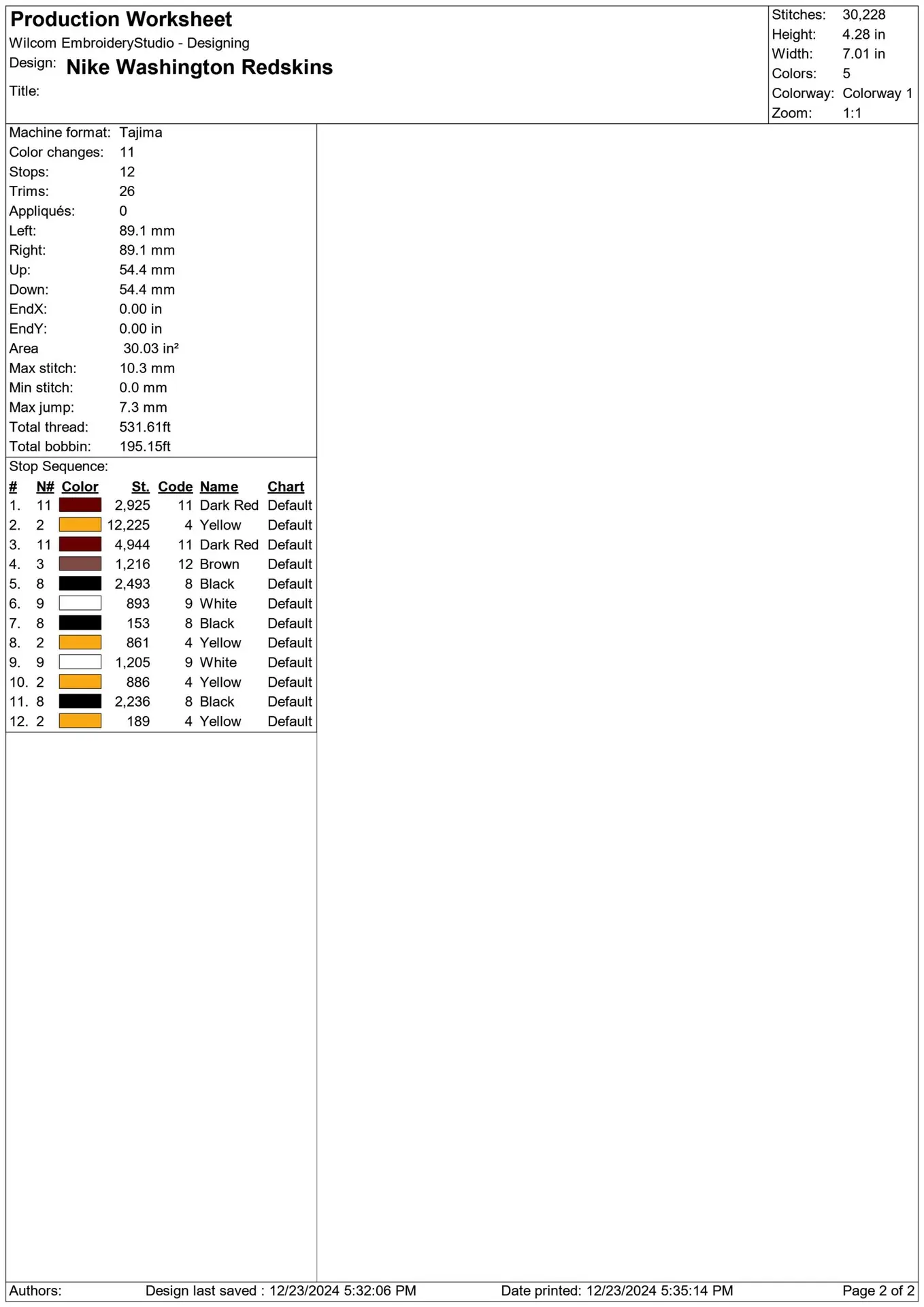 Nike Swoosh Washington Redskins - NFL embroidery design file - instant download — view 3