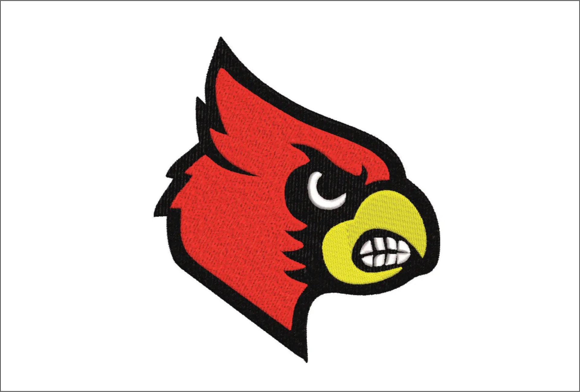 Louisville Cardinals - University of Louisville - NCAA embroidery design file - instant download