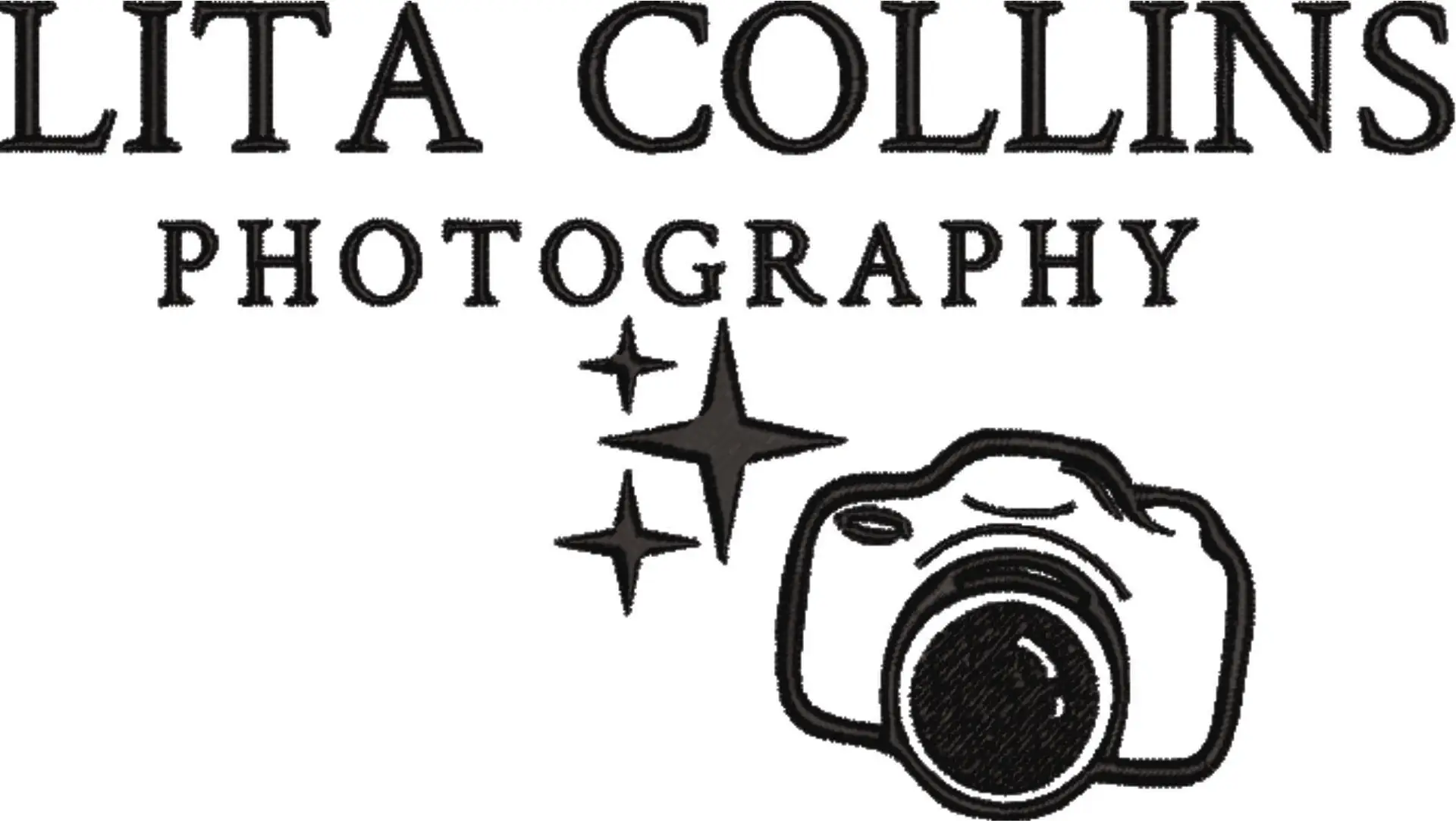 Lita Collins Logo Embroidery design file - instant download — view 4